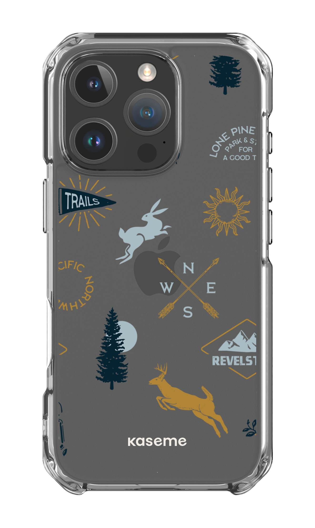 iPhone 16 Pro Clear Case Revelstoke white clear case -