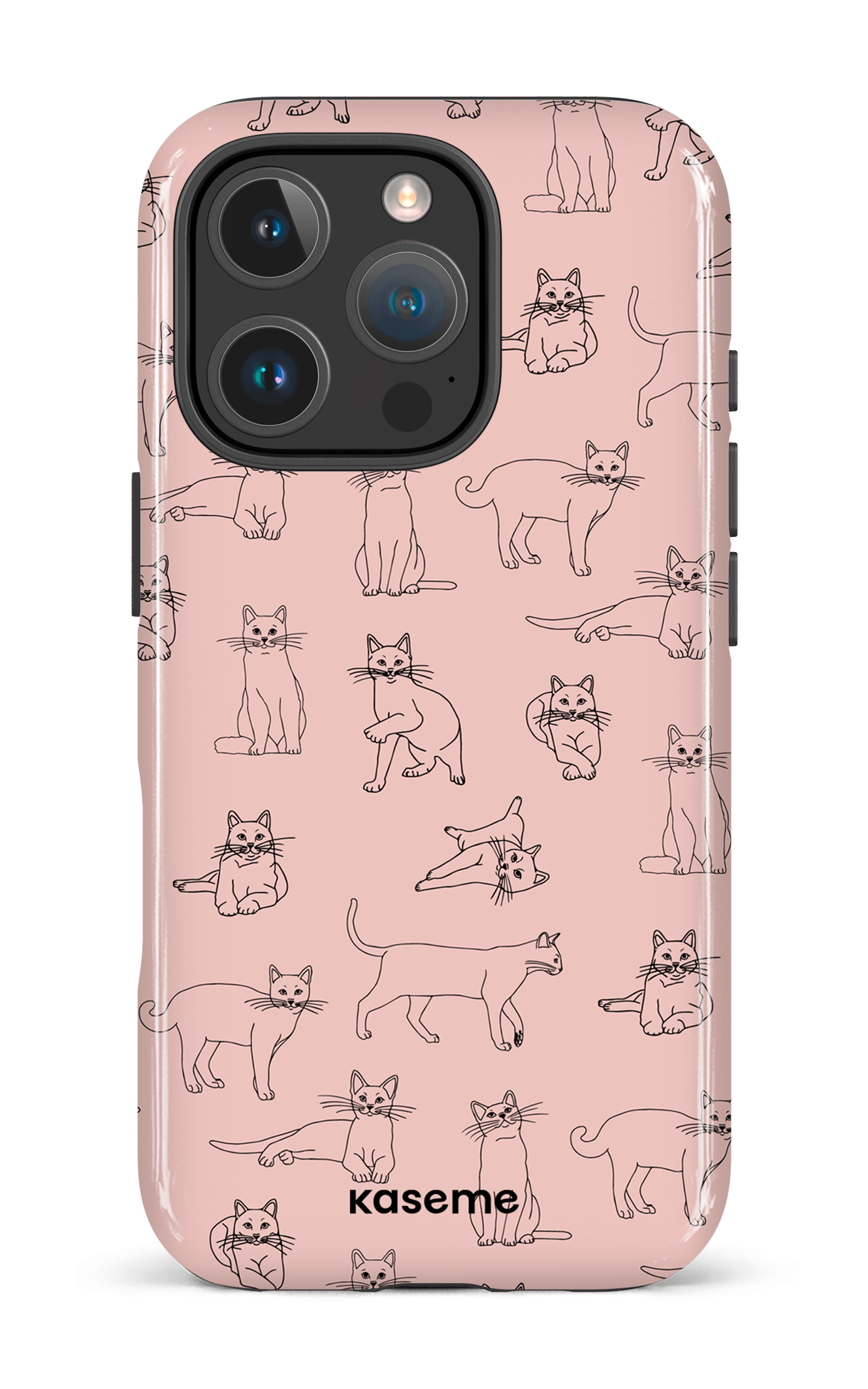 iPhone 16 Pro Impact Case Kitty pink -
