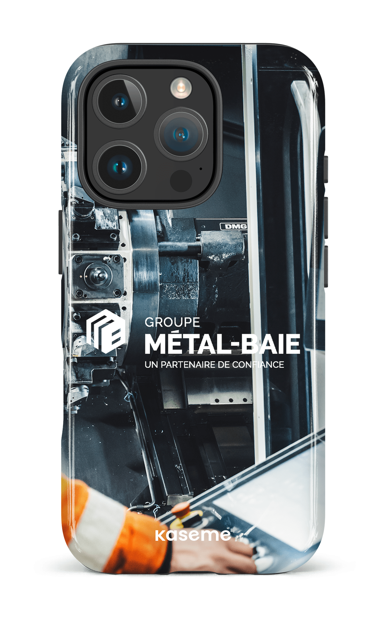 iPhone 16 Pro Impact Case Le machinage par Métal-Baie -