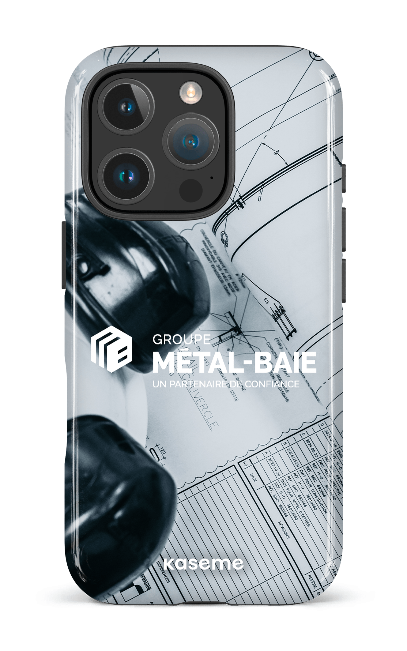 iPhone 16 Pro Impact Case Le plan par Métal-Baie -