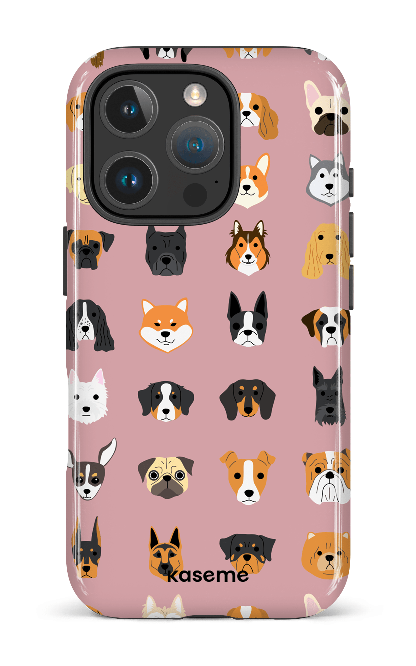 iPhone 16 Pro Impact Case Pup pink -