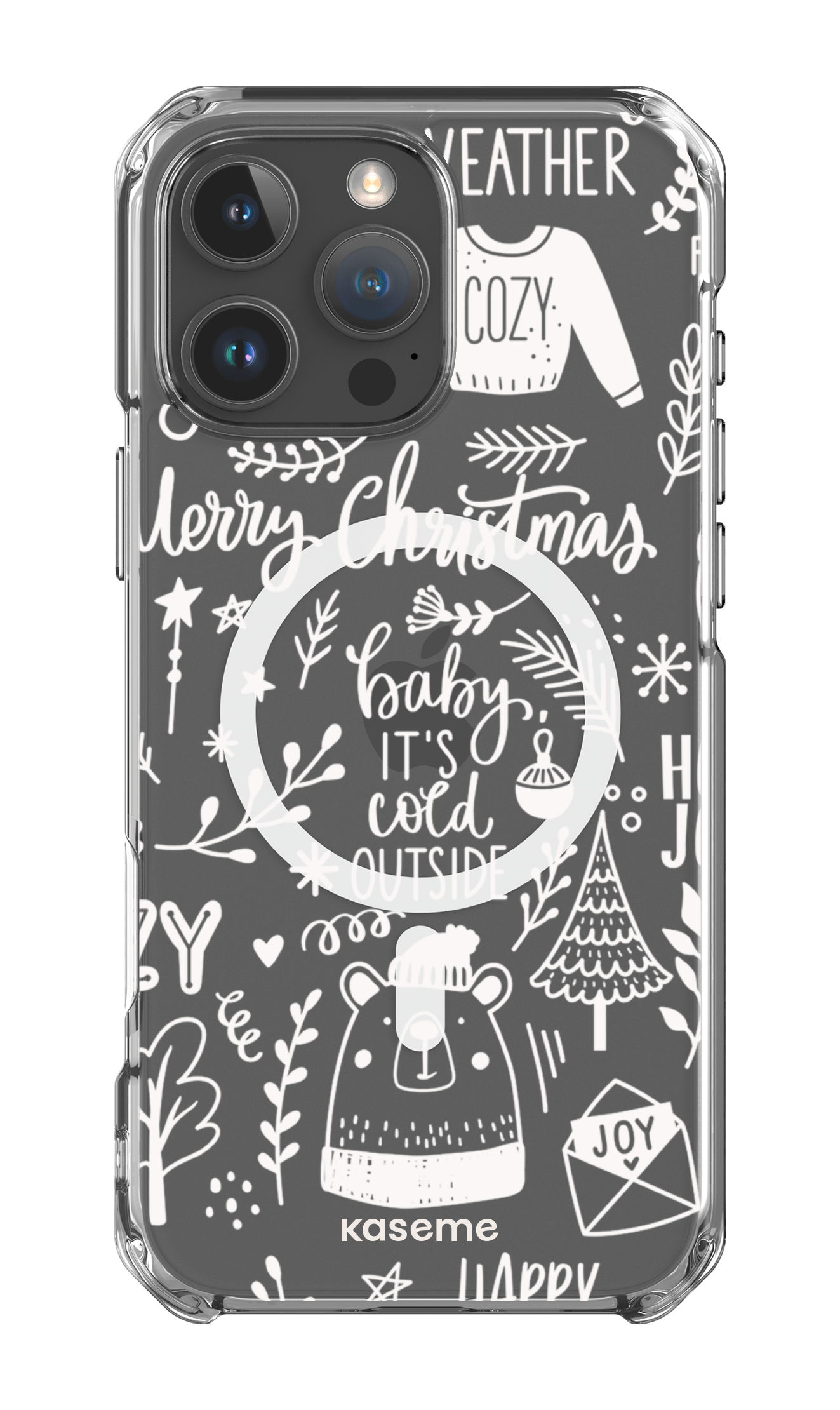 iPhone 16 Pro Max Clear Case Magsafe Cold Nights Clear Case -