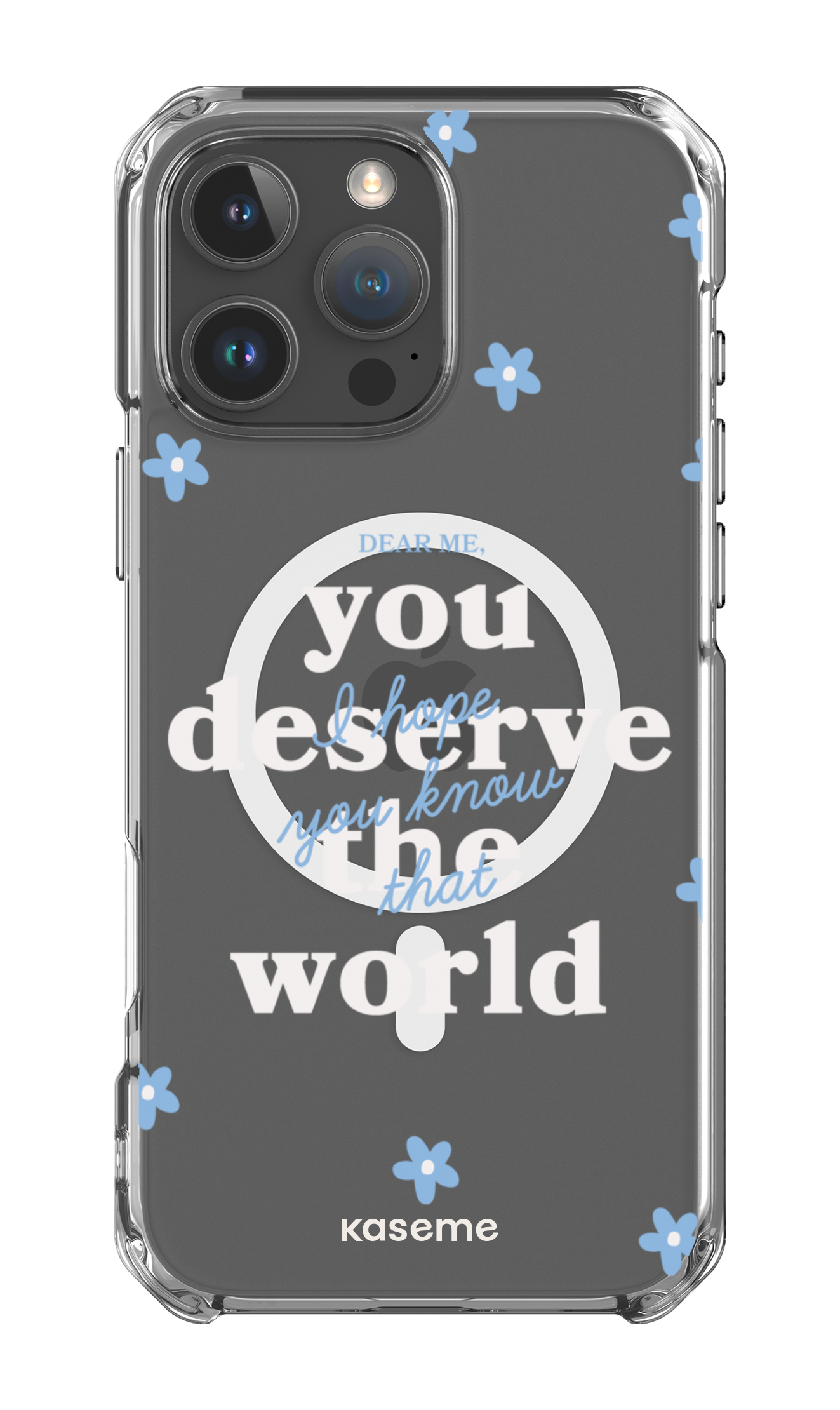 iPhone 16 Pro Max Clear Case Magsafe Dear Me Clear Case -