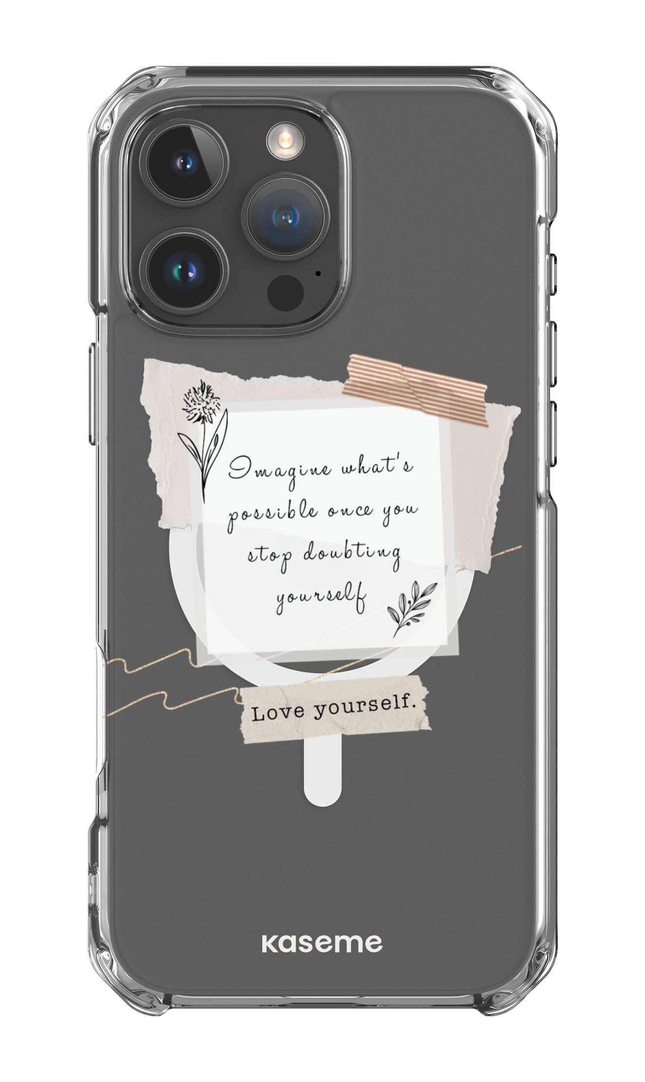 iPhone 16 Pro Max Clear Case Magsafe Faith Clear Case -