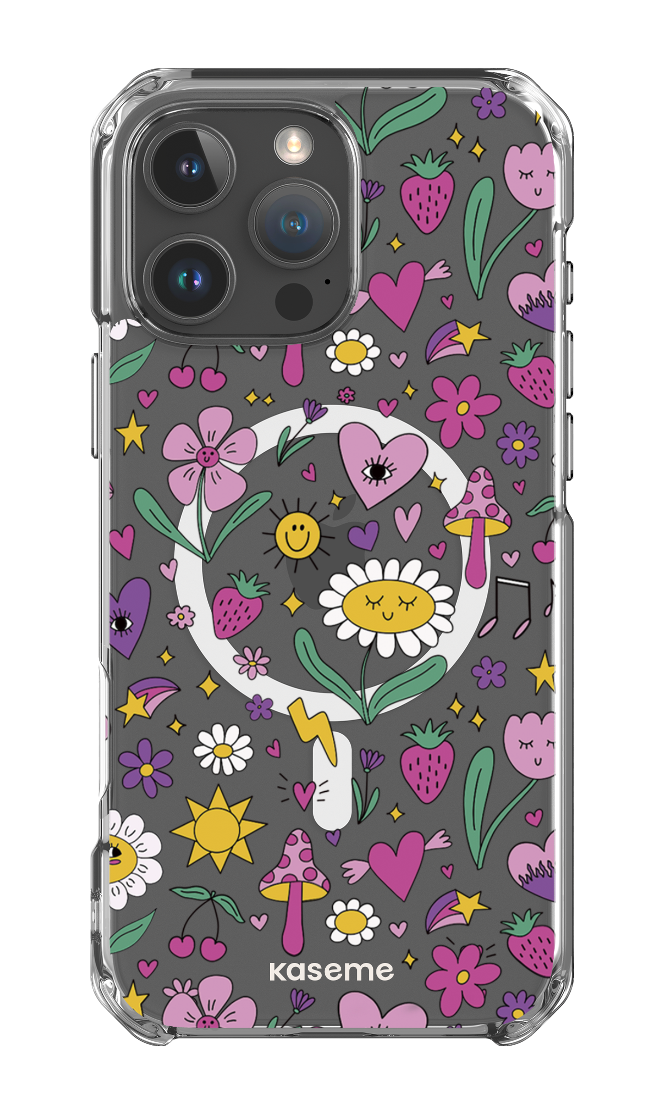 iPhone 16 Pro Max Clear Case Magsafe Hypnotize Clear Case -