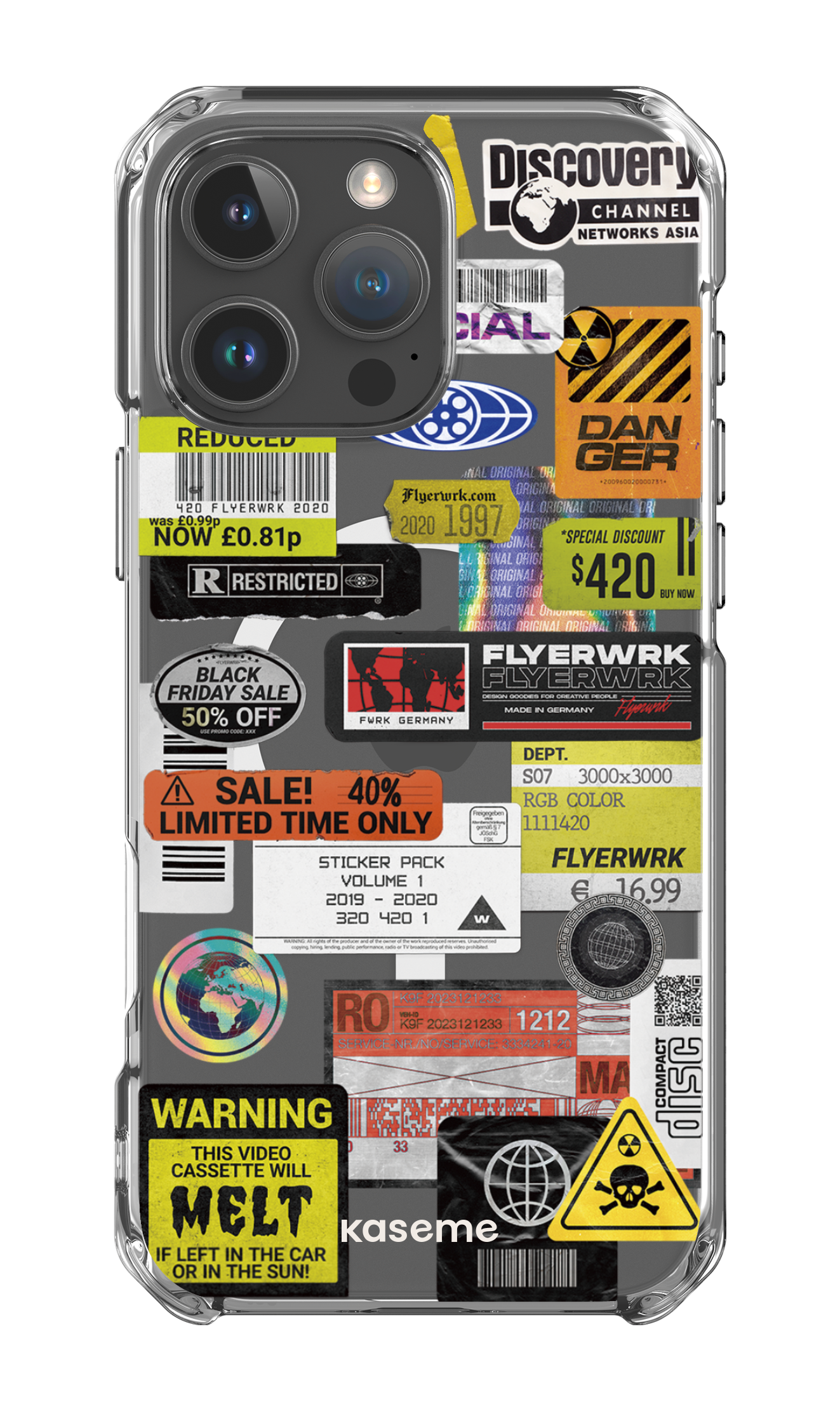 iPhone 16 Pro Max Clear Case Magsafe Melt Clear Case -