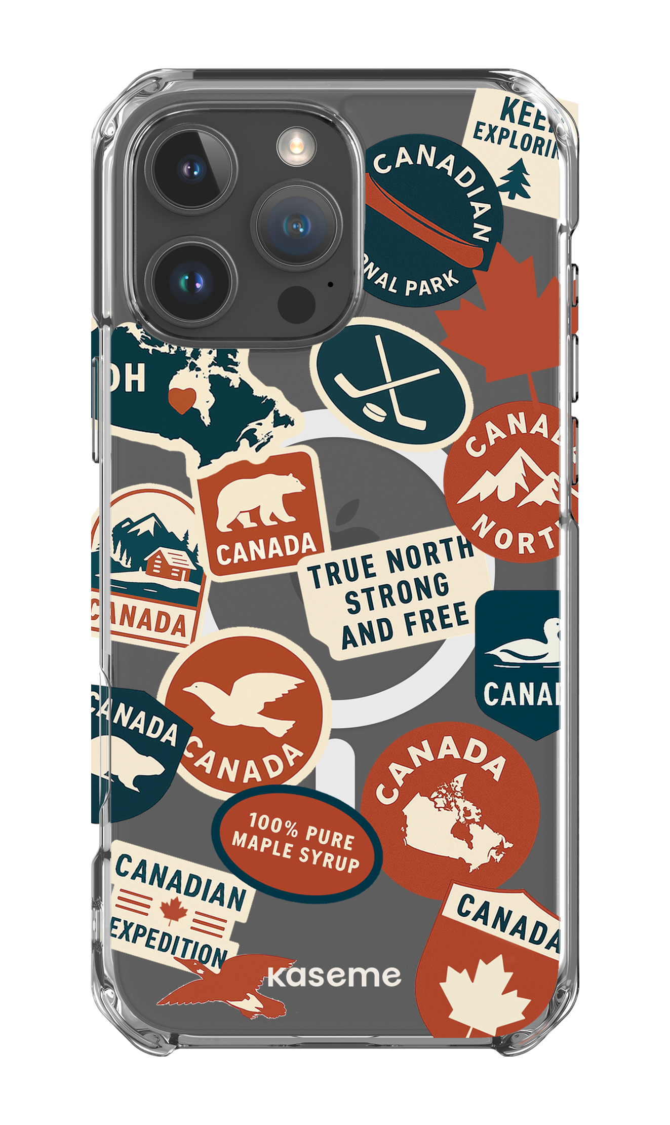 iPhone 16 Pro Max Clear Case Magsafe Oh Maple -