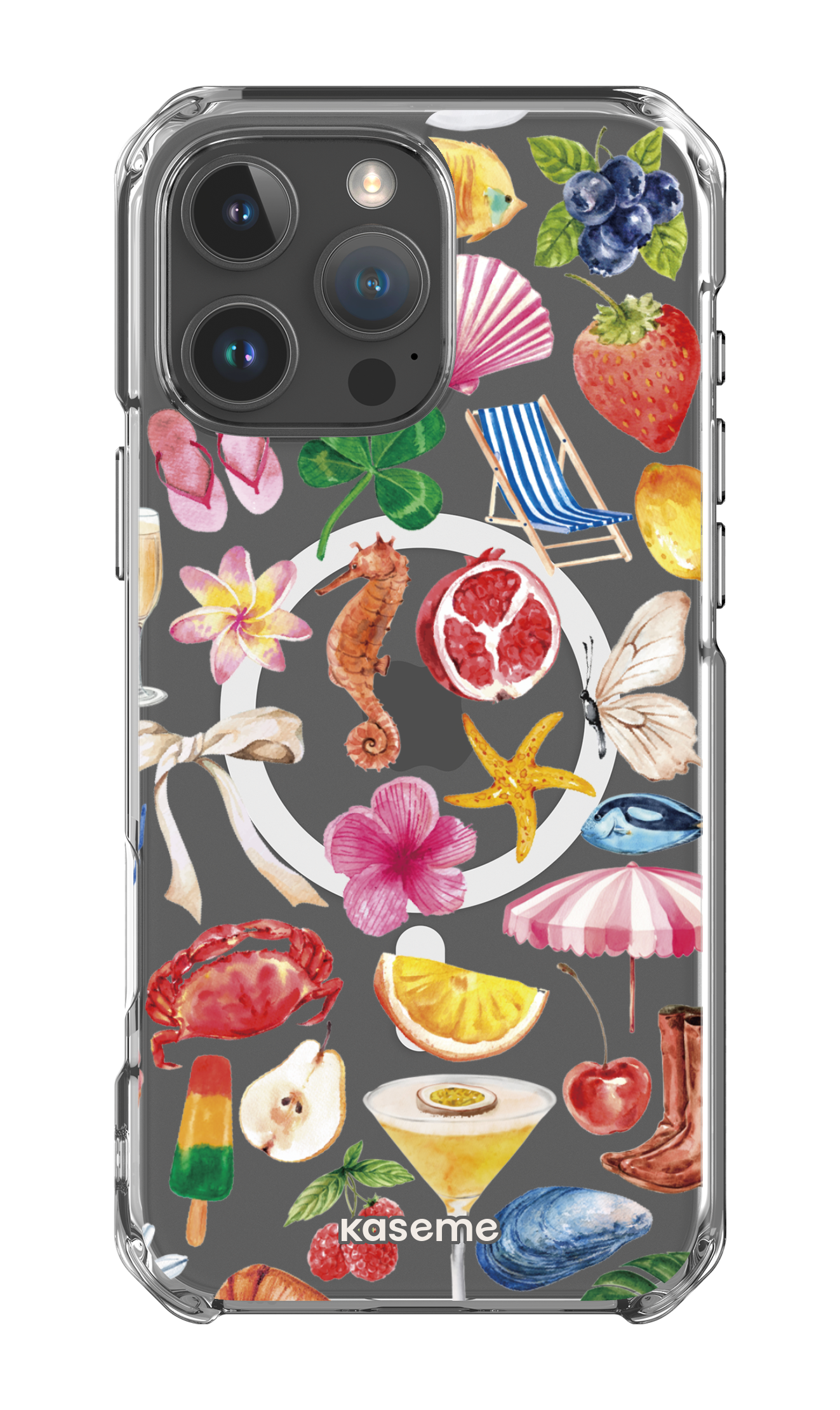 iPhone 16 Pro Max Clear Case Magsafe St-Tropez Clear Case -