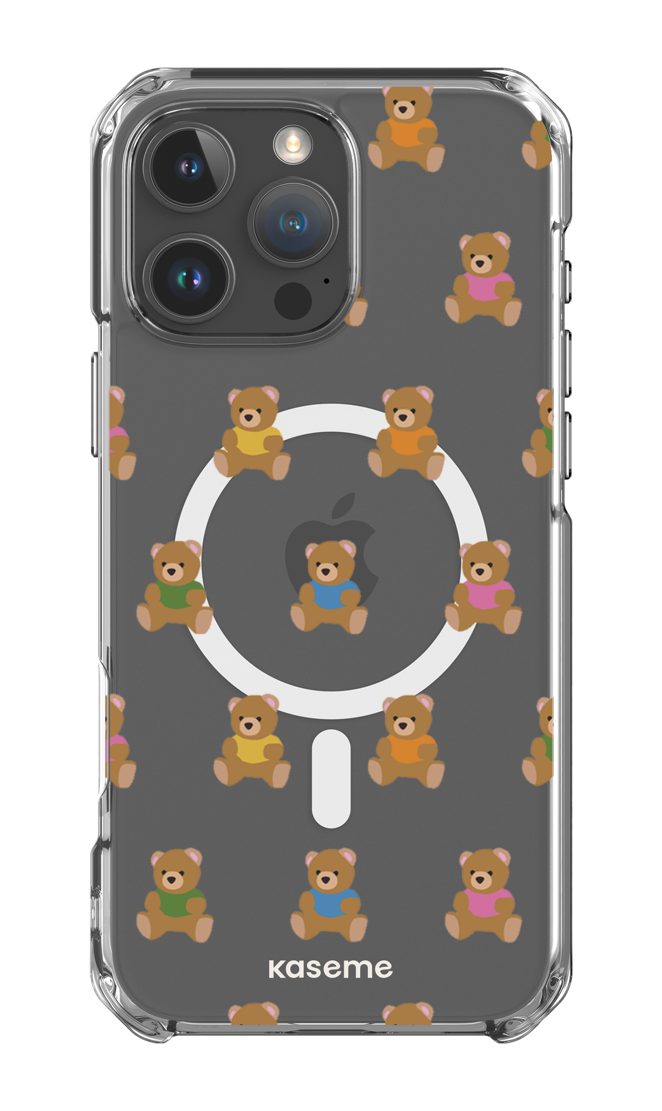 iPhone 16 Pro Max Clear Case Magsafe Teddy Clear Case -