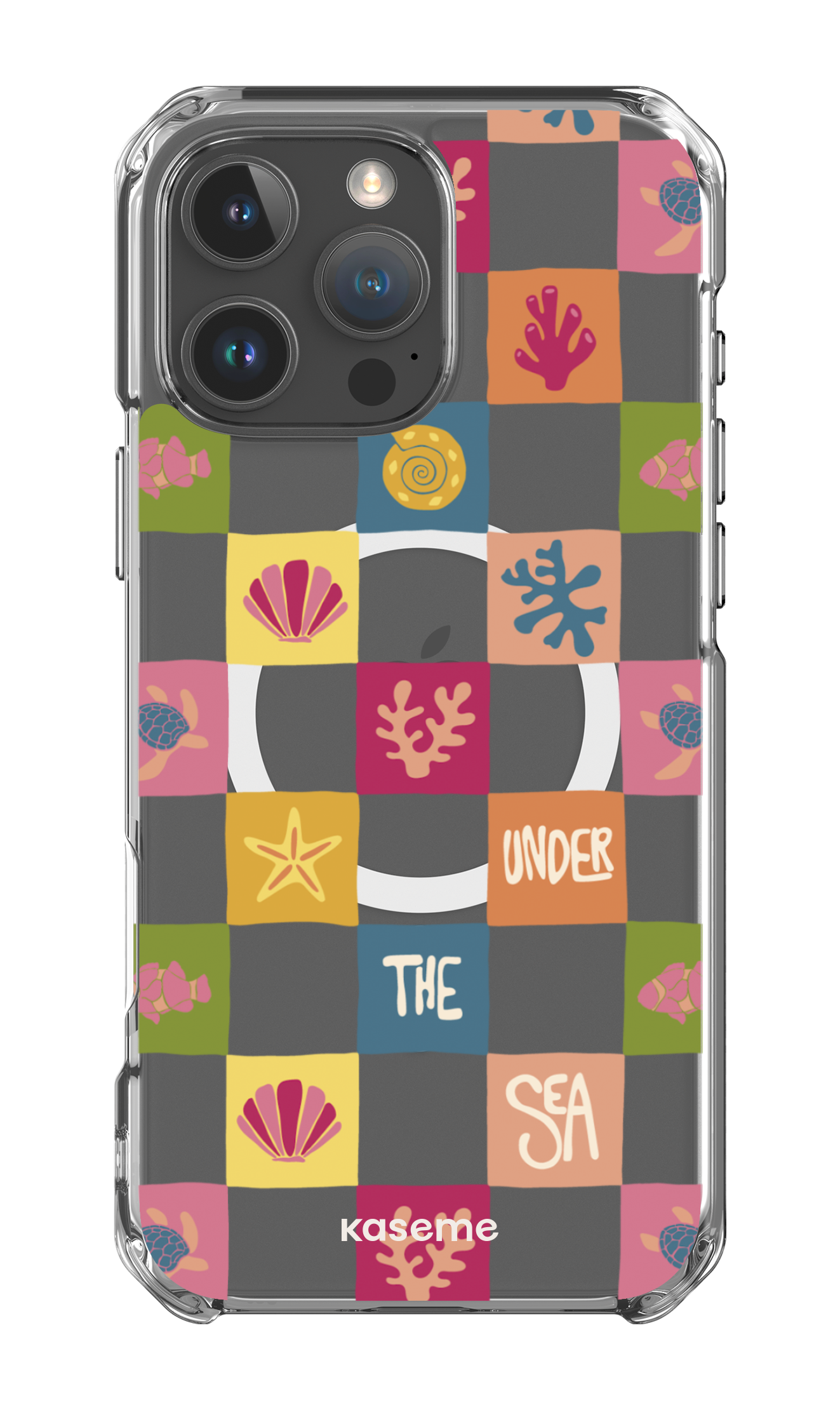 iPhone 16 Pro Max Clear Case Magsafe Under the sea Clear Case -