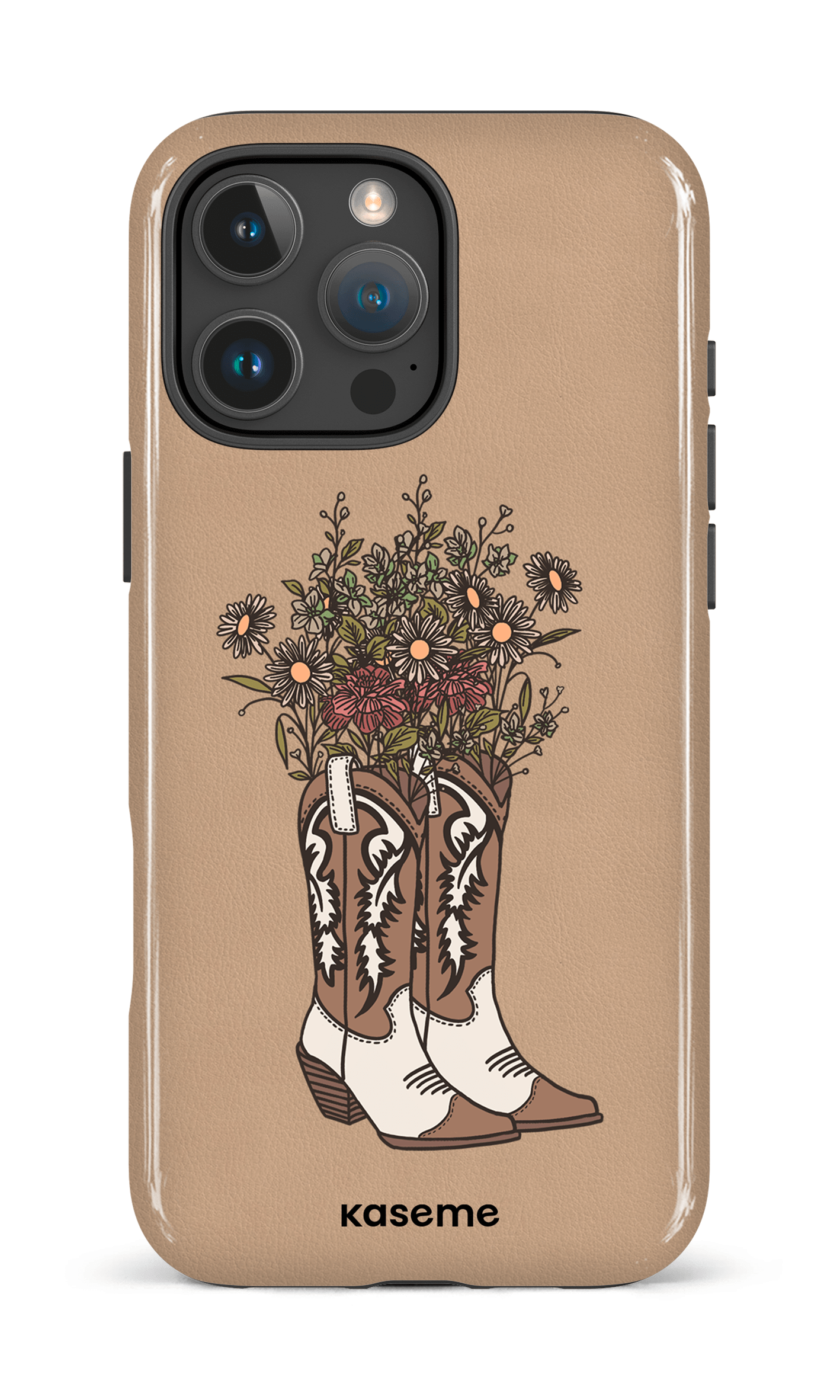iPhone 16 Pro Max Impact Case Howdy Mocha -