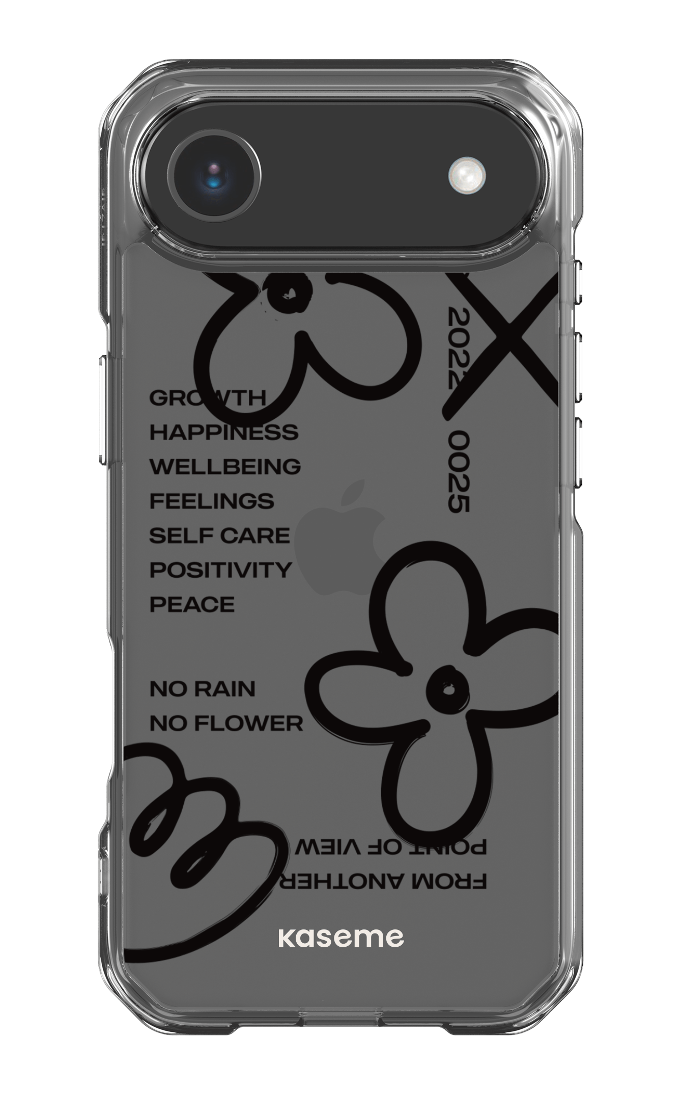 iPhone 17 Air Clear Case Feelings black Clear Case -