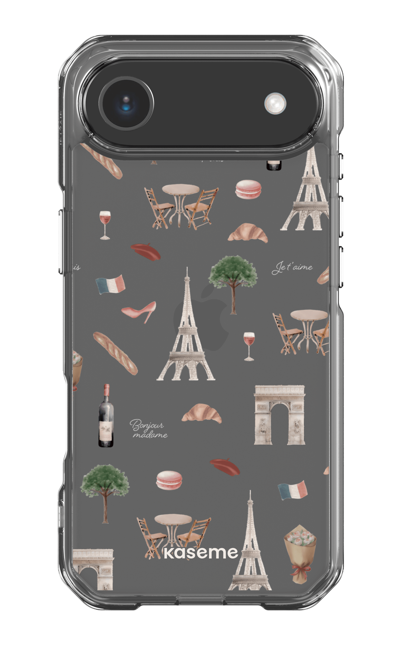 iPhone 17 Air Clear Case Je t'aime Paris Clear Case -