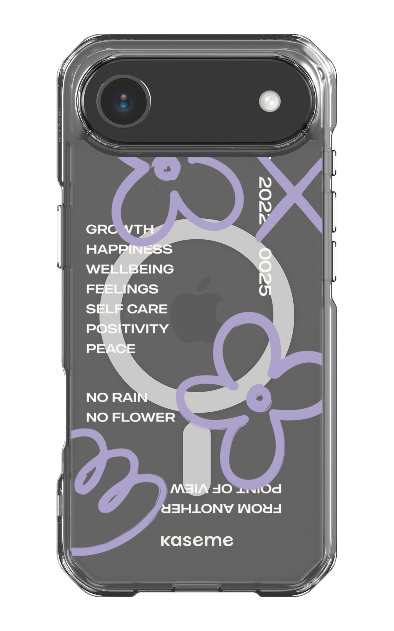 iPhone 17 Air Clear Case Magsafe Feelings purple Clear Case -