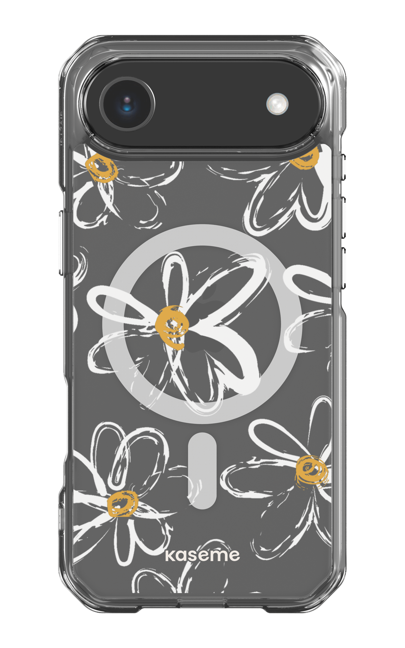 iPhone 17 Air Clear Case Magsafe Give me flowers Clear Case -