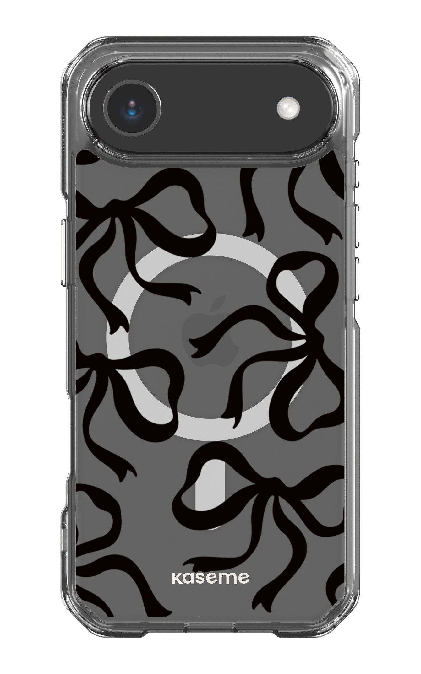 iPhone 17 Air Clear Case Magsafe Lace Black Clear Case -