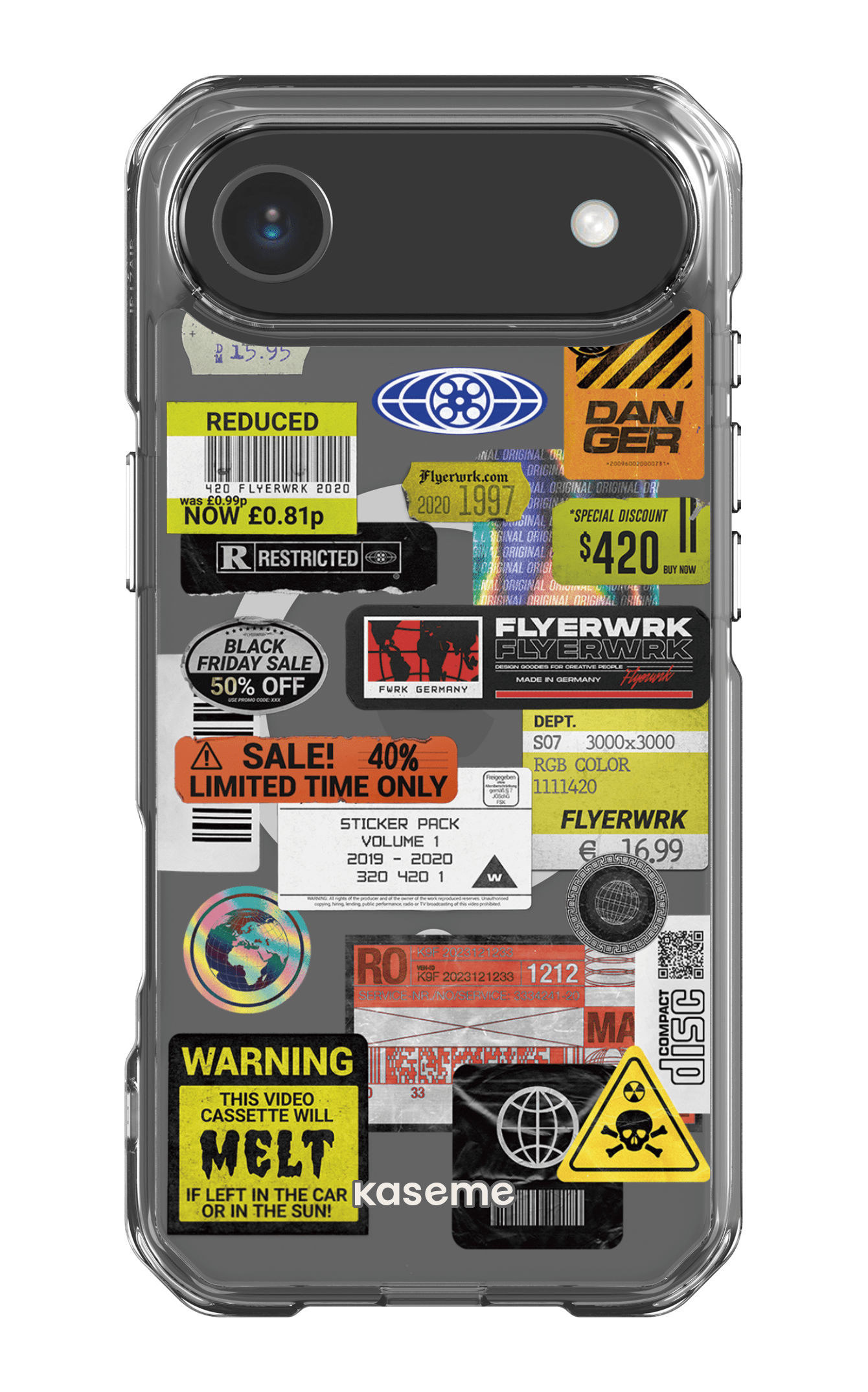 iPhone 17 Air Clear Case Magsafe Melt Clear Case -