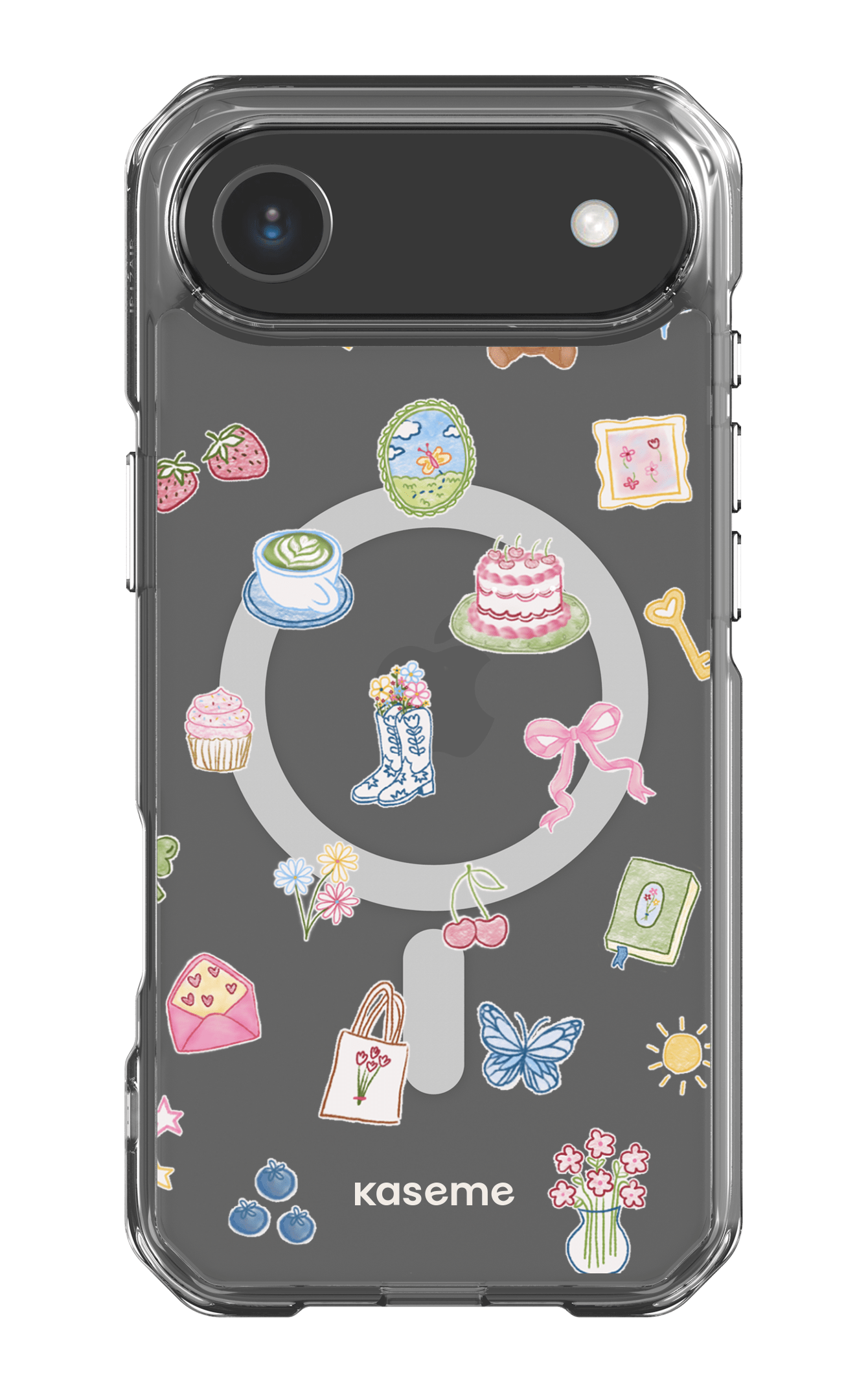 iPhone 17 Air Clear Case Magsafe Poetry Clear Case -