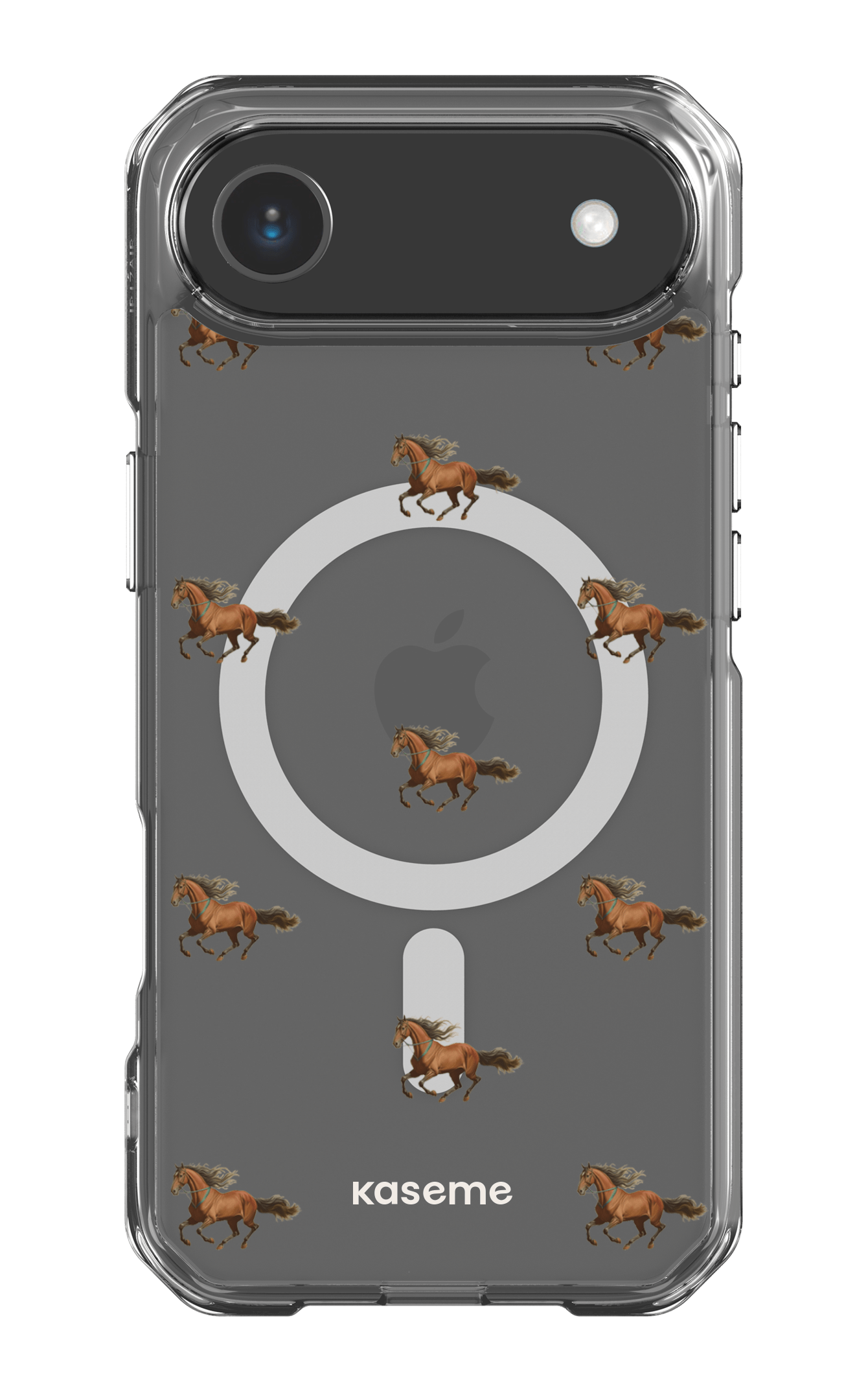 iPhone 17 Air Clear Case Magsafe Saddle Clear Case -