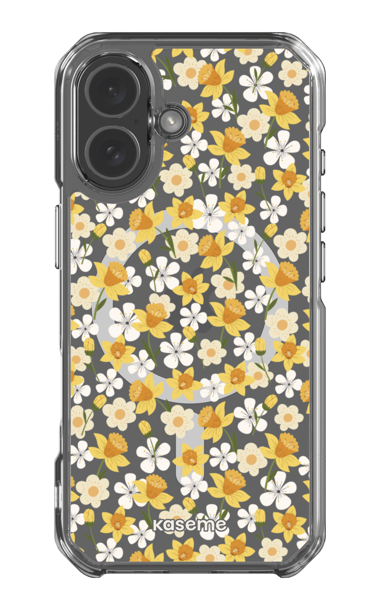 iPhone 17 Clear Case Magsafe Daffodil Clear Case -