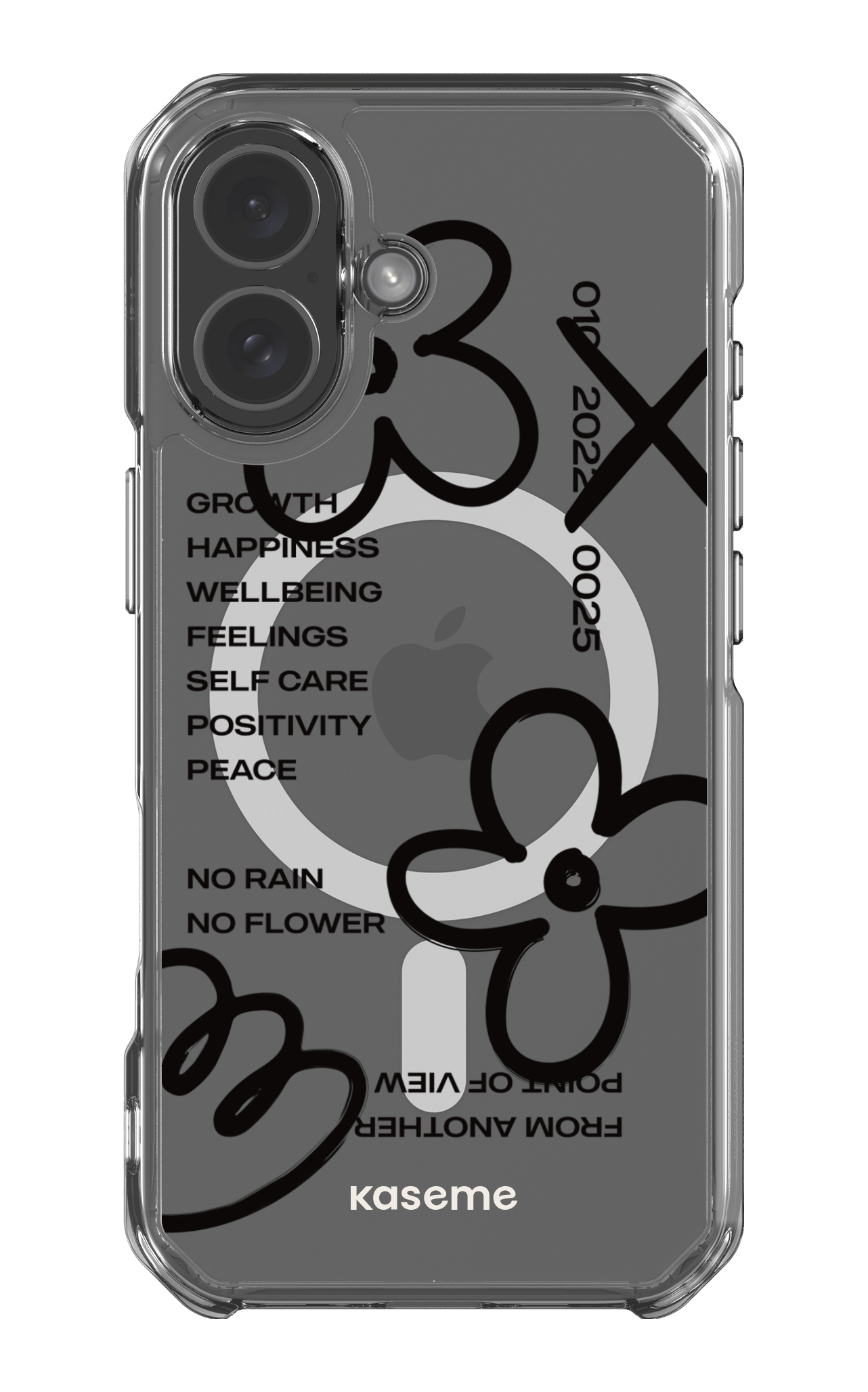 iPhone 17 Clear Case Magsafe Feelings black Clear Case -