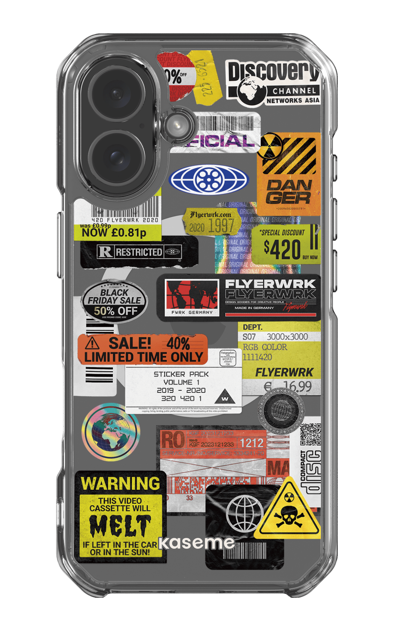 iPhone 17 Clear Case Magsafe Melt Clear Case -