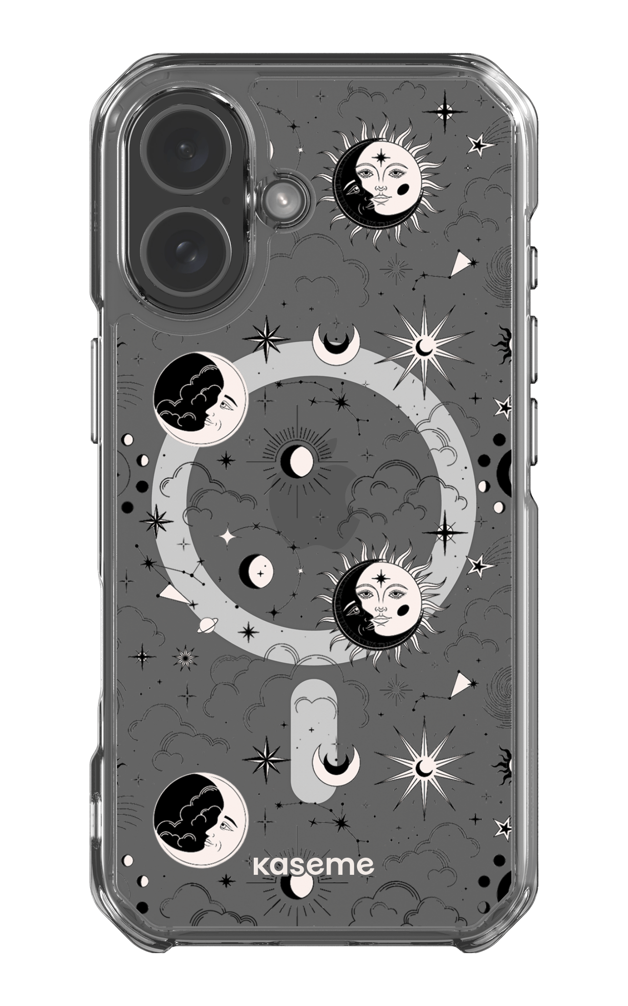 iPhone 17 Clear Case Magsafe Milky Way White Clear Case -