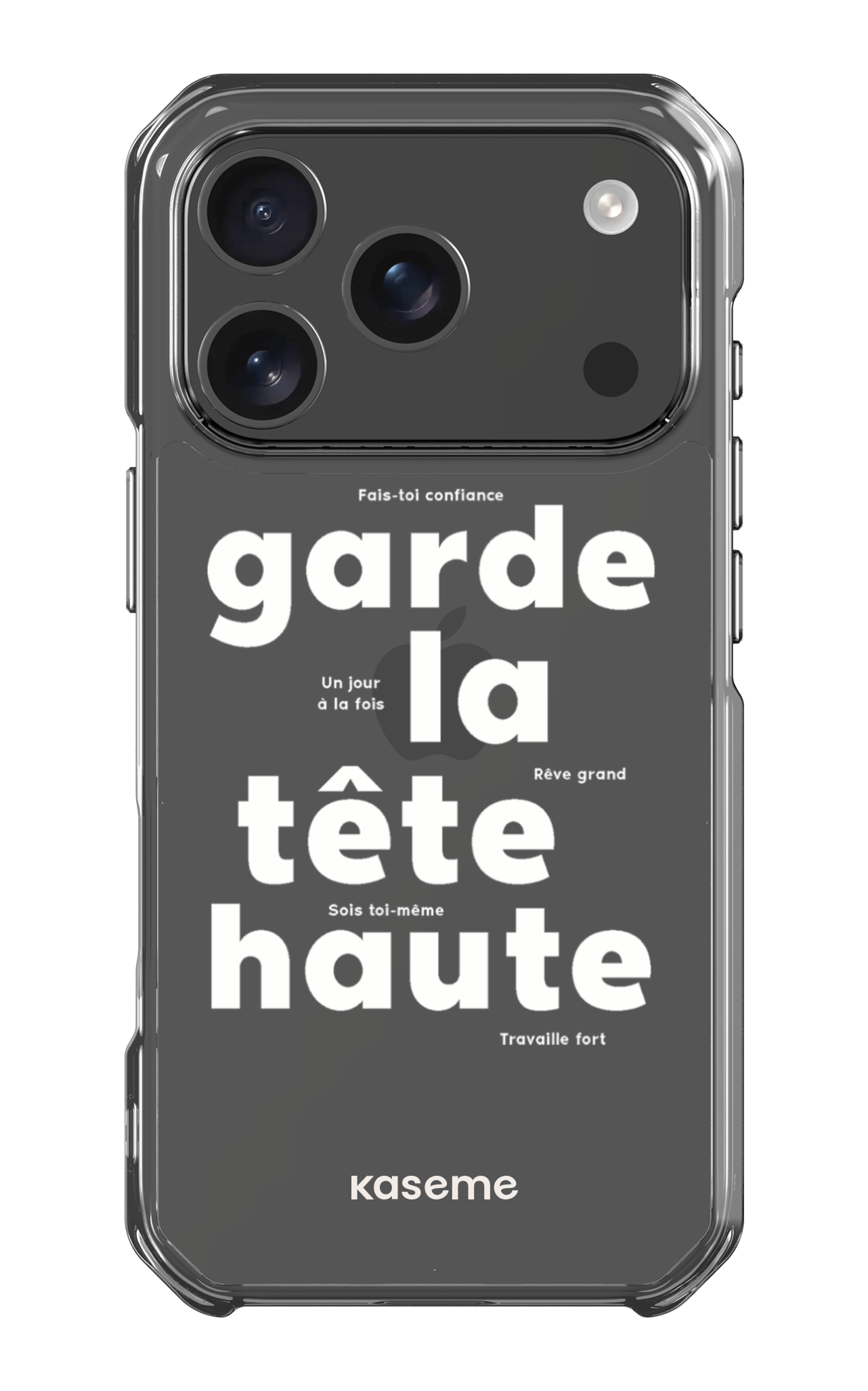 iPhone 17 Pro Clear Case État d'esprit Clear Case -