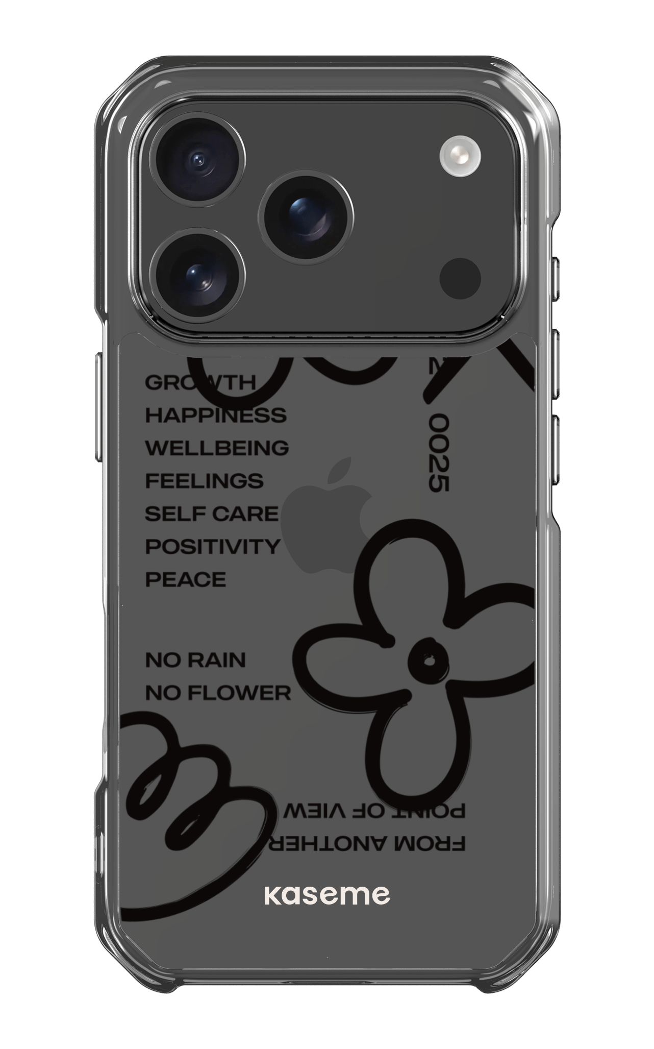 iPhone 17 Pro Clear Case Feelings black Clear Case -