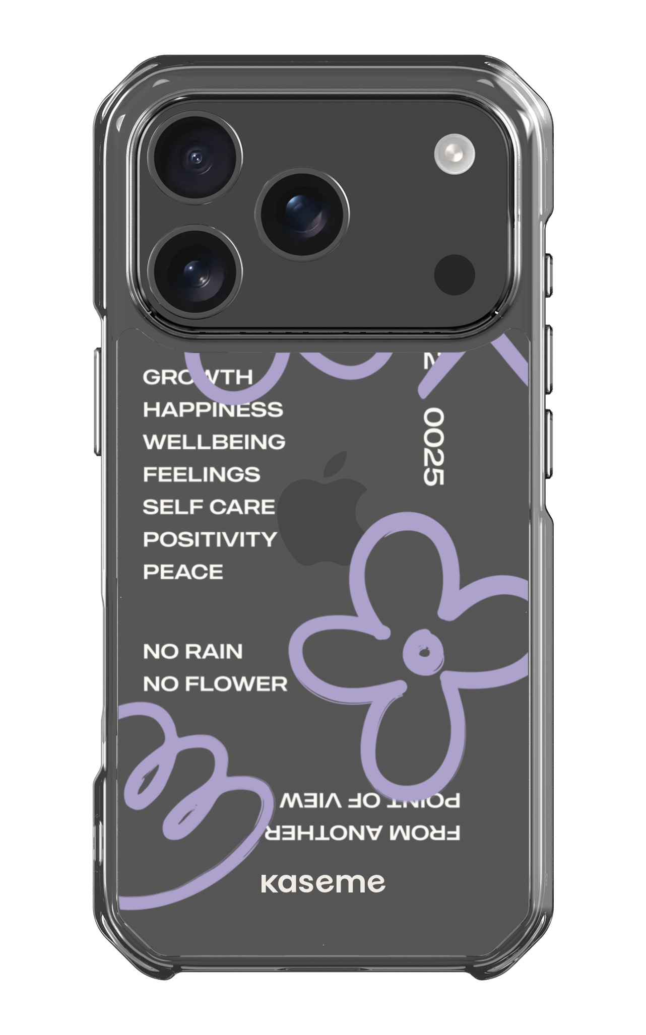 iPhone 17 Pro Clear Case Feelings purple Clear Case -