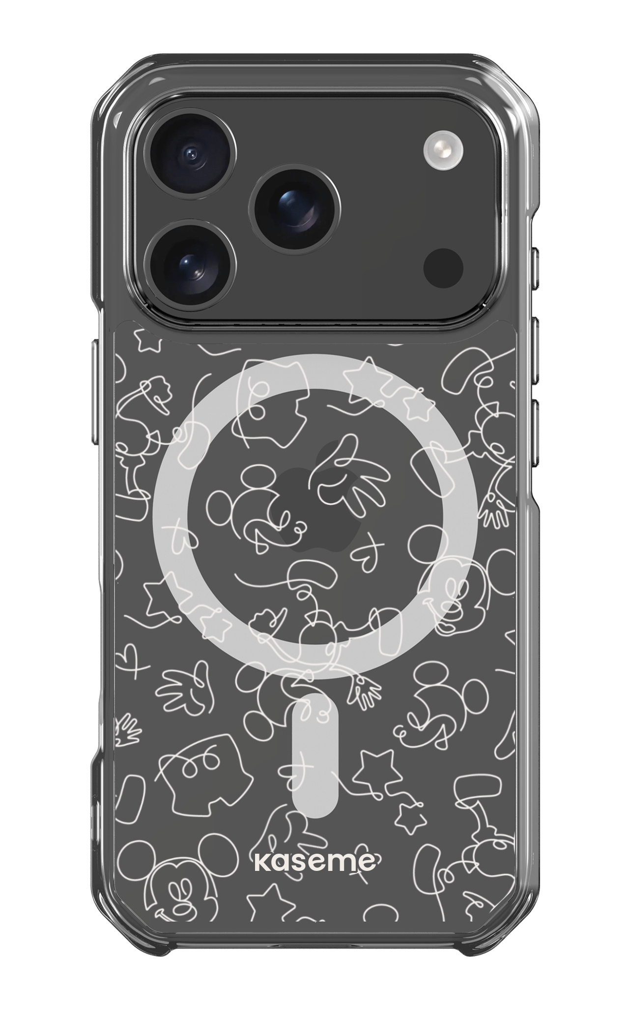 iPhone 17 Pro Clear Case Magsafe Doodle Clear Case -