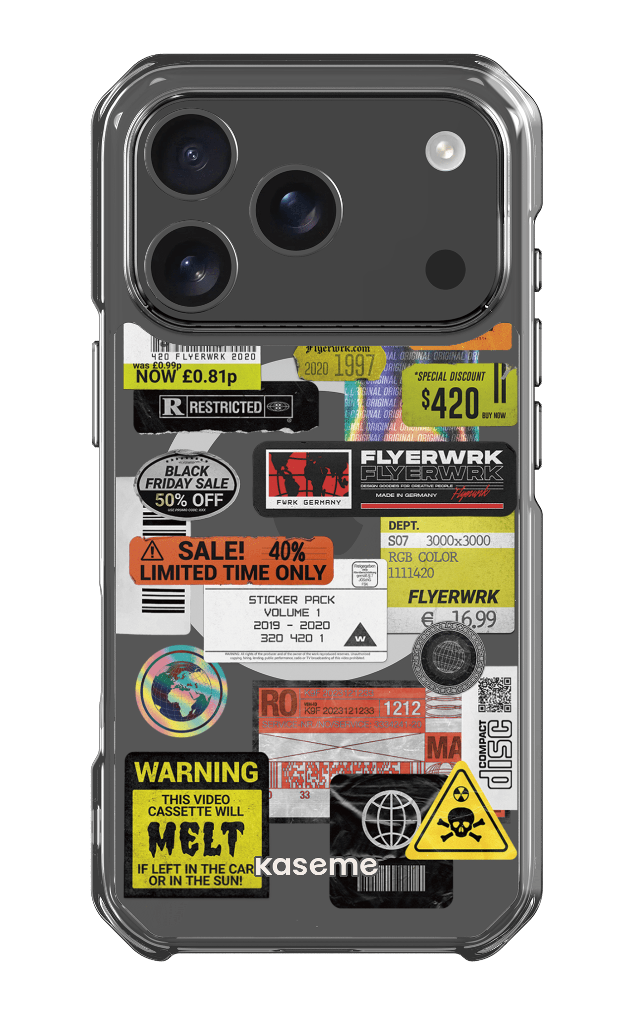 iPhone 17 Pro Clear Case Magsafe Melt Clear Case -