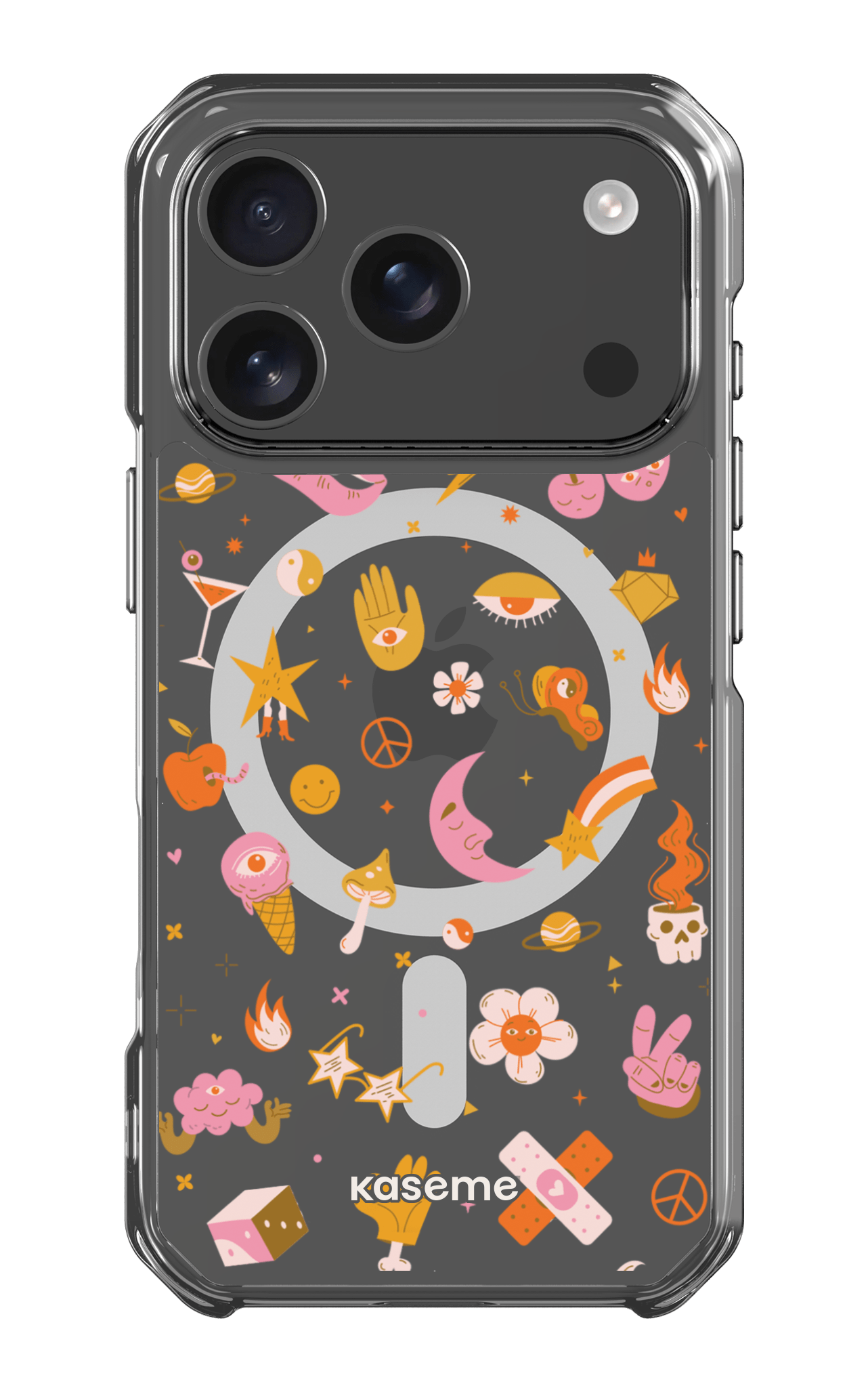 iPhone 17 Pro Clear Case Magsafe Psycho Clear Case -