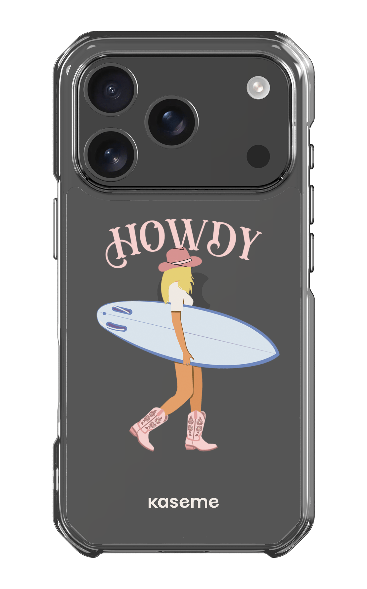 iPhone 17 Pro Clear Case Westsea Pink Clear Case -