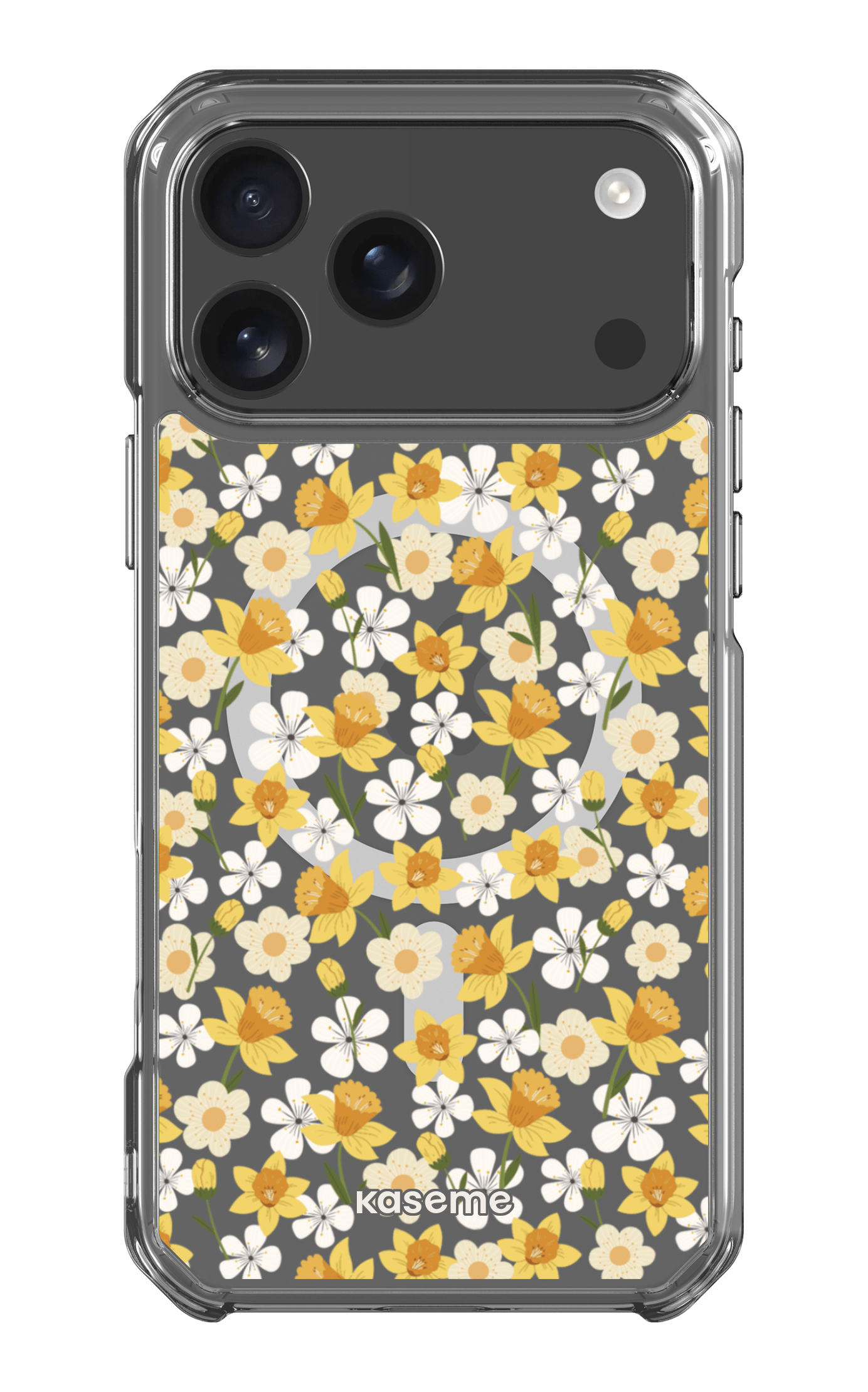 iPhone 17 Pro Max Clear Case Magsafe Daffodil Clear Case -