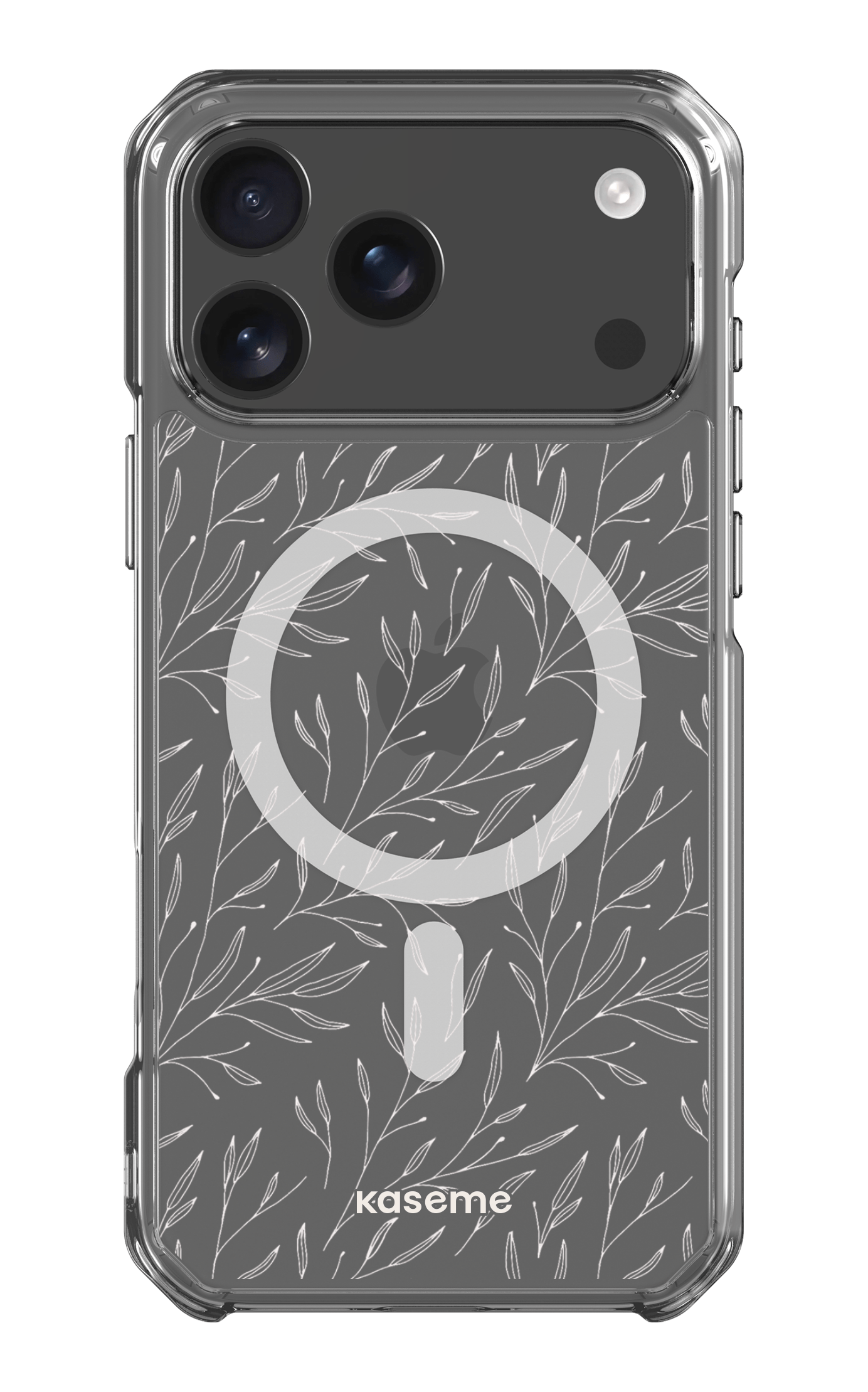 iPhone 17 Pro Max Clear Case Magsafe Hibiscus Clear Case -