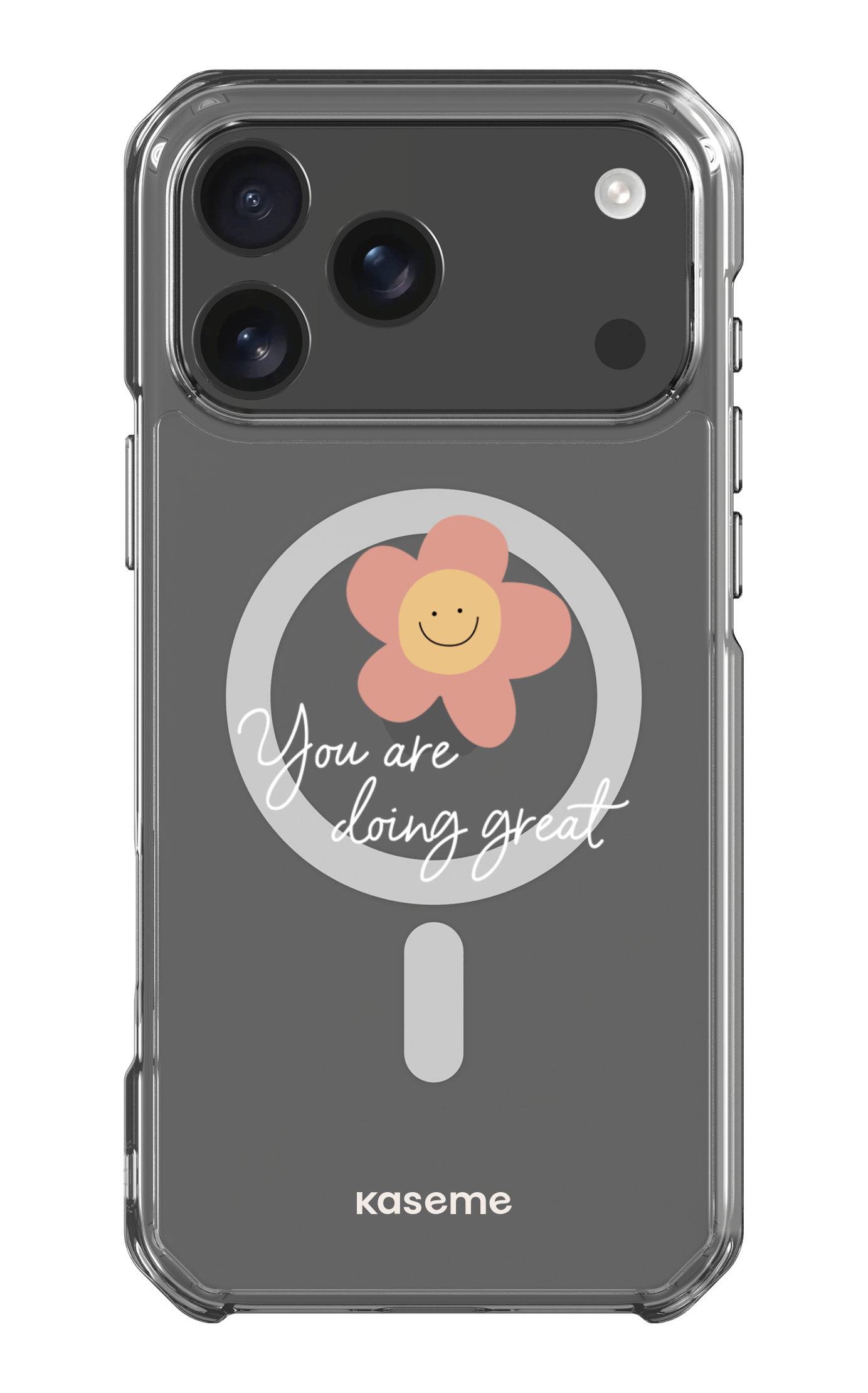 iPhone 17 Pro Max Clear Case Magsafe Keep going Clear Case -