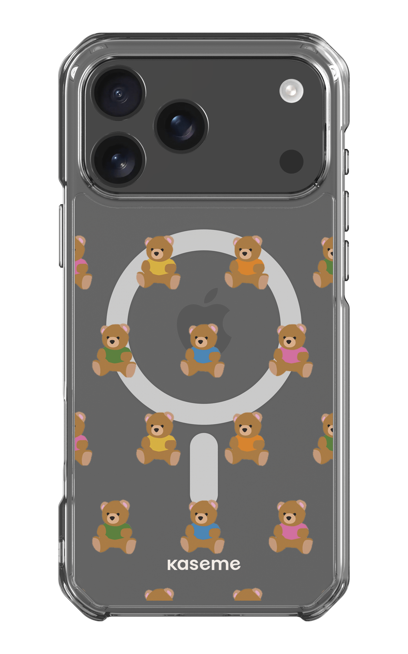 iPhone 17 Pro Max Clear Case Magsafe Teddy Clear Case -