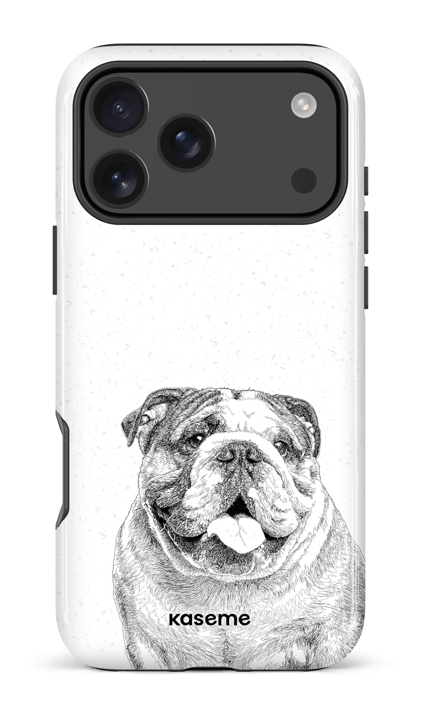 iPhone 17 Pro Max Impact Case English Bulldog -