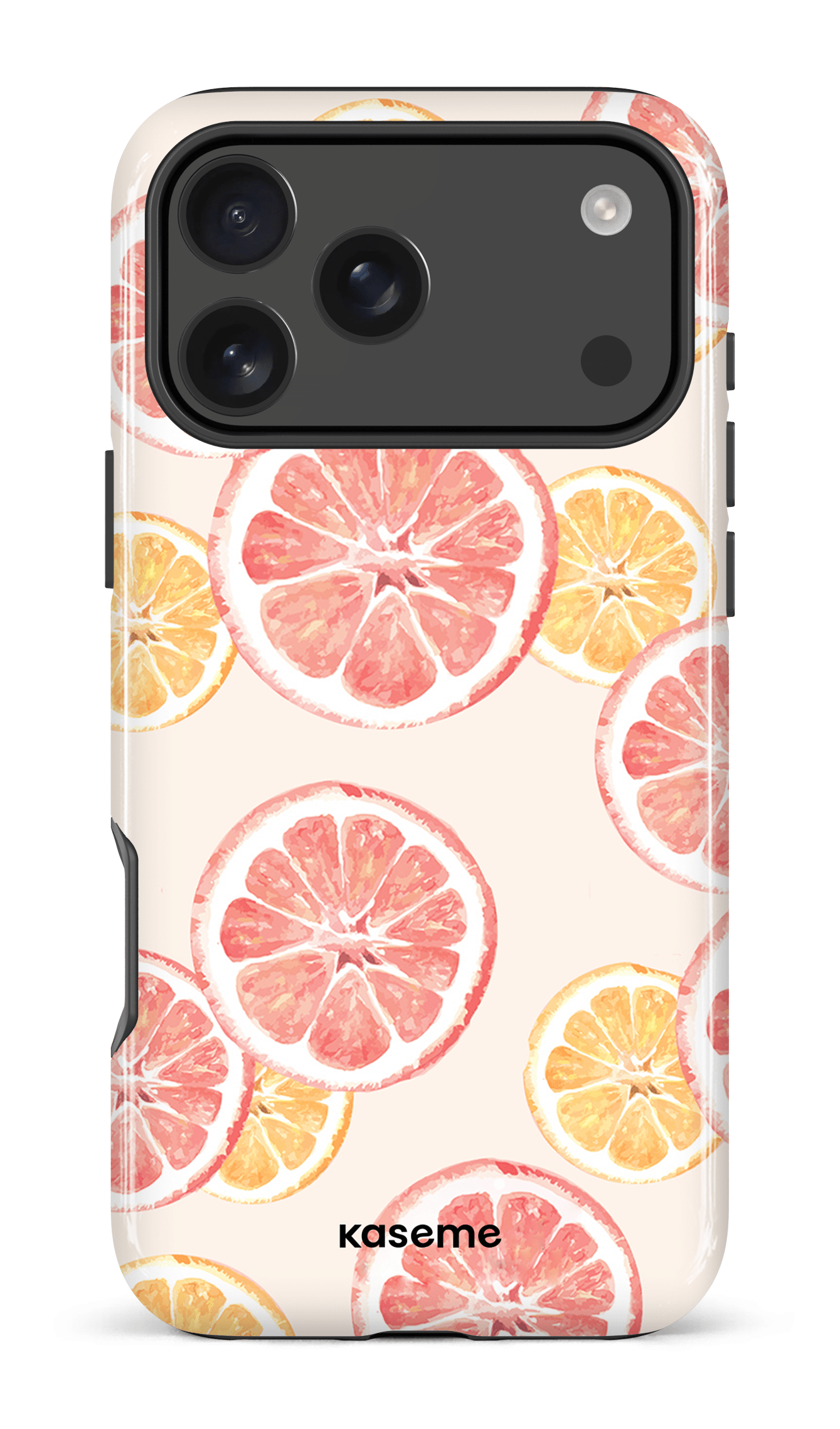 iPhone 17 Pro Max Impact Case Pink lemonade beige -
