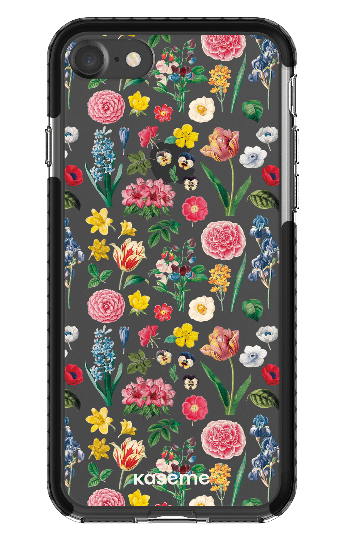 iPhone 7 Clear Case - Black Amelia Clear Case -