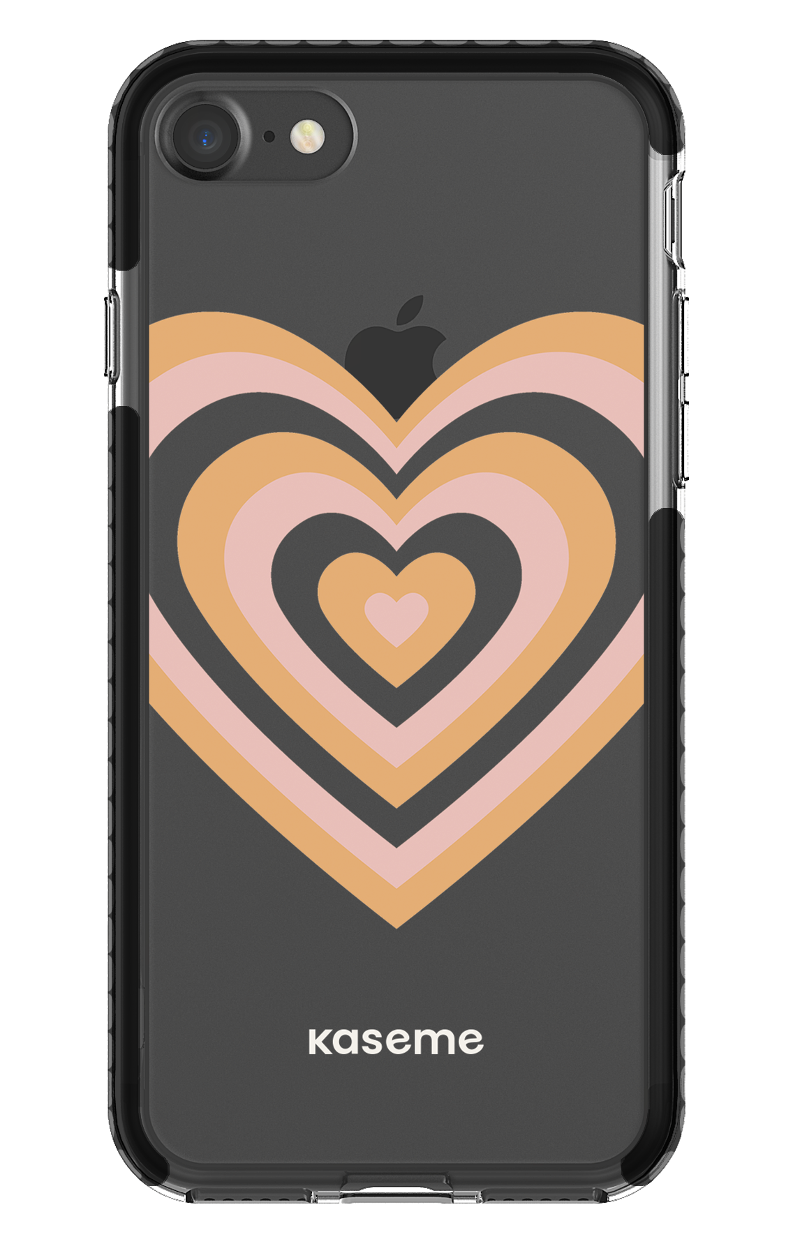 iPhone 7 Clear Case - Black Amor Clear Case -