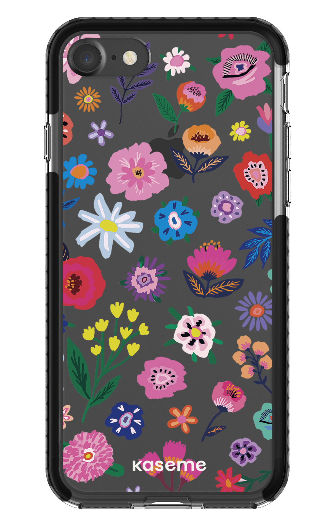 iPhone 7 Clear Case - Black Aura Clear Case -