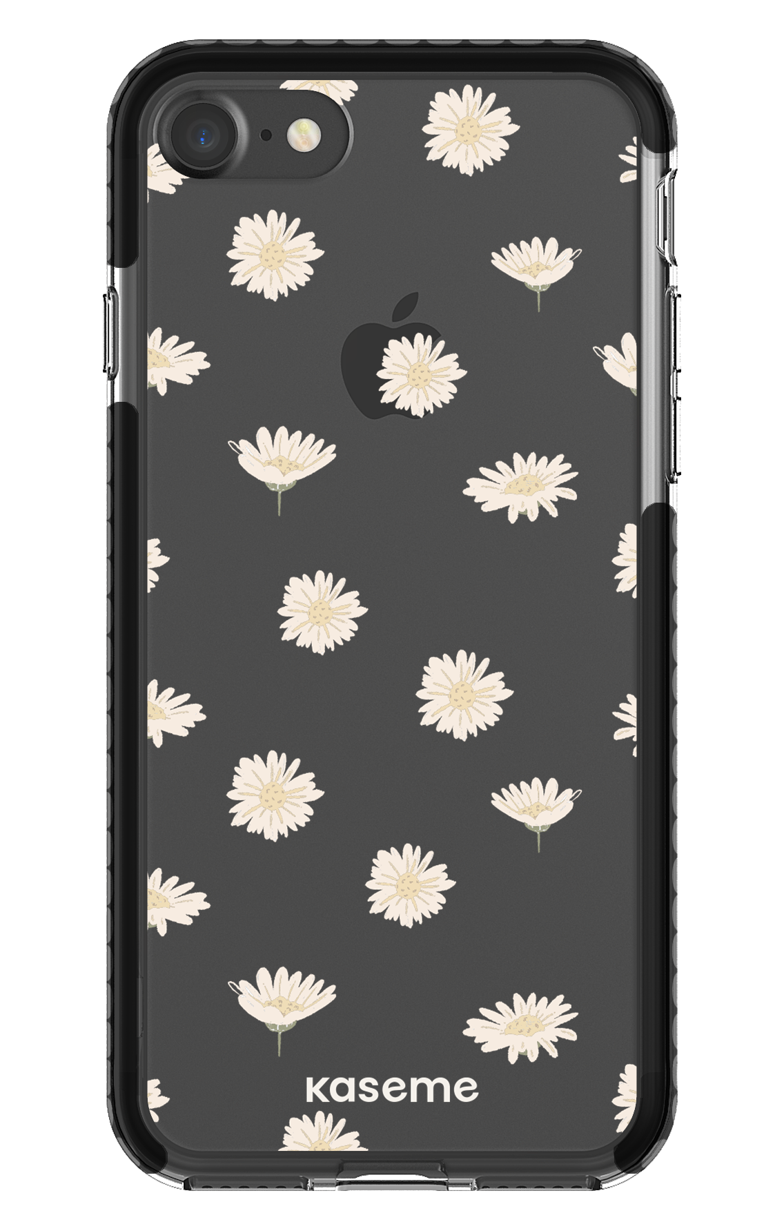 iPhone 7 Clear Case - Black Bella Clear Case -