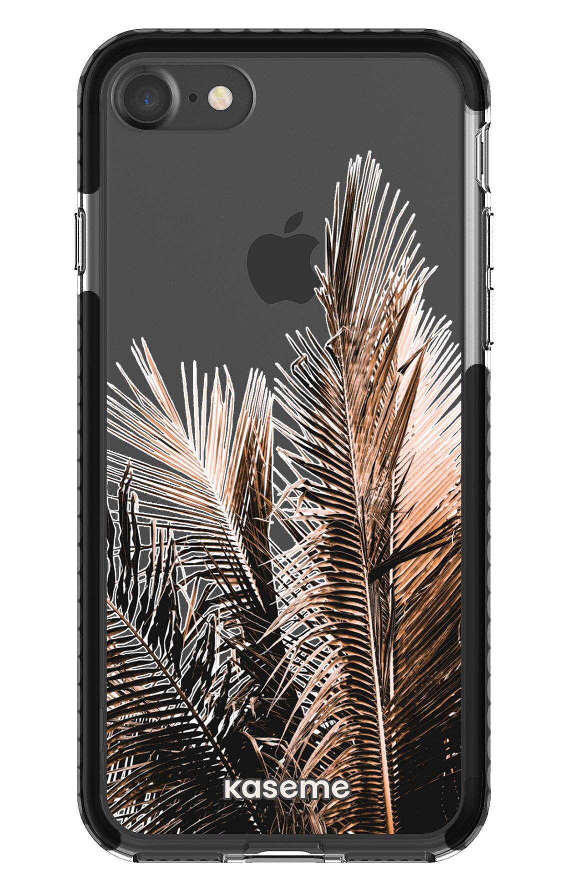 iPhone 7 Clear Case - Black Cali Clear Case -