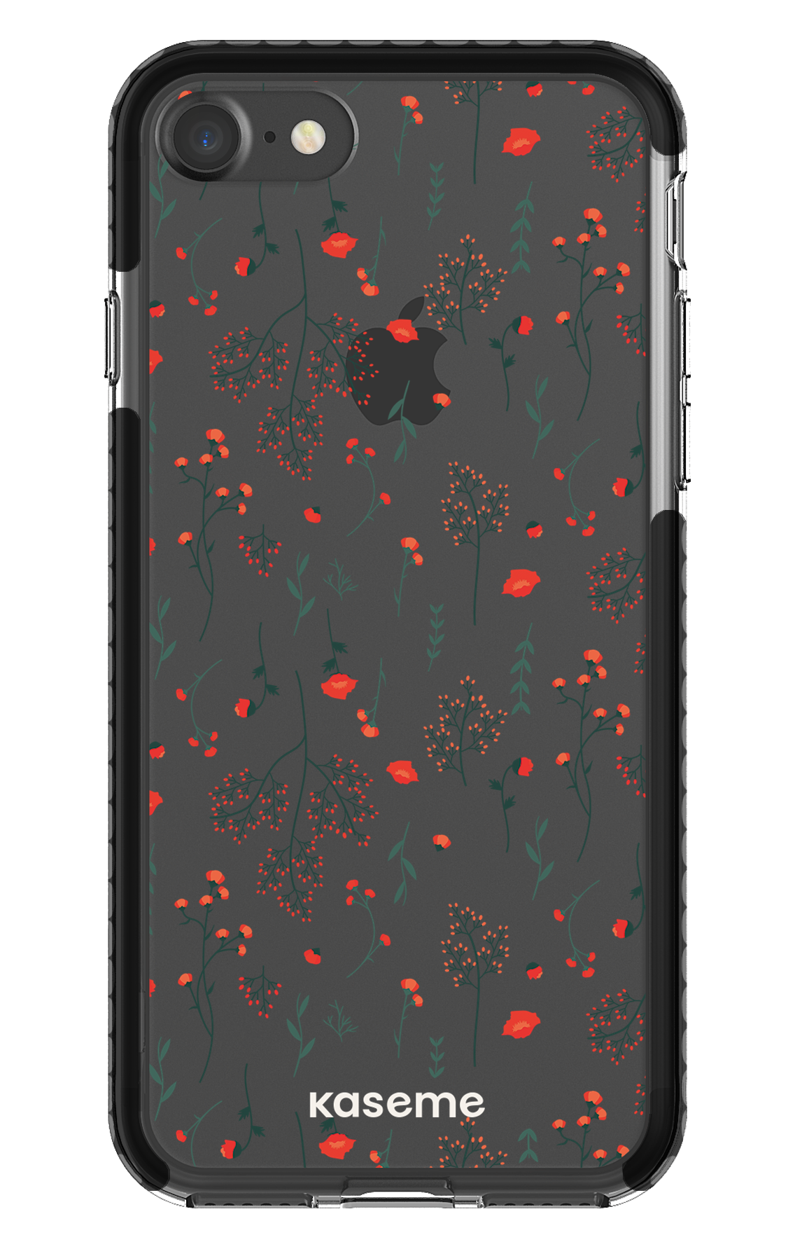 iPhone 7 Clear Case - Black Evelyn Clear Case -