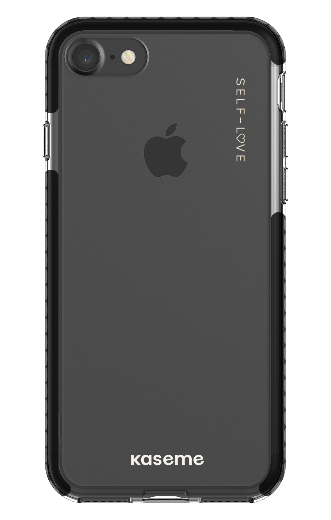 iPhone 7 Clear Case - Black Forevermore Clear Case -