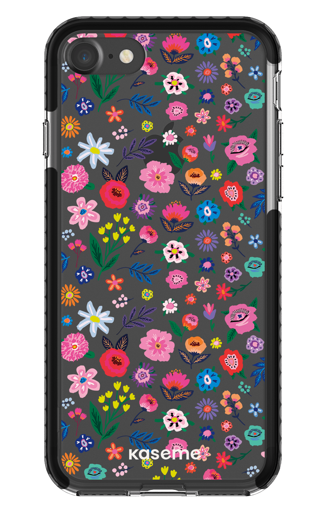 iPhone 7 Clear Case - Black Hallucinate Clear Case -