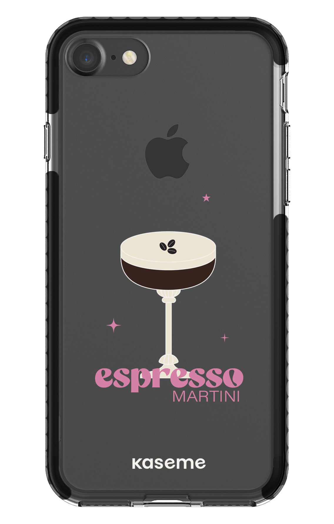 iPhone 7 Clear Case - Black Hold My Tiny Clear Case -