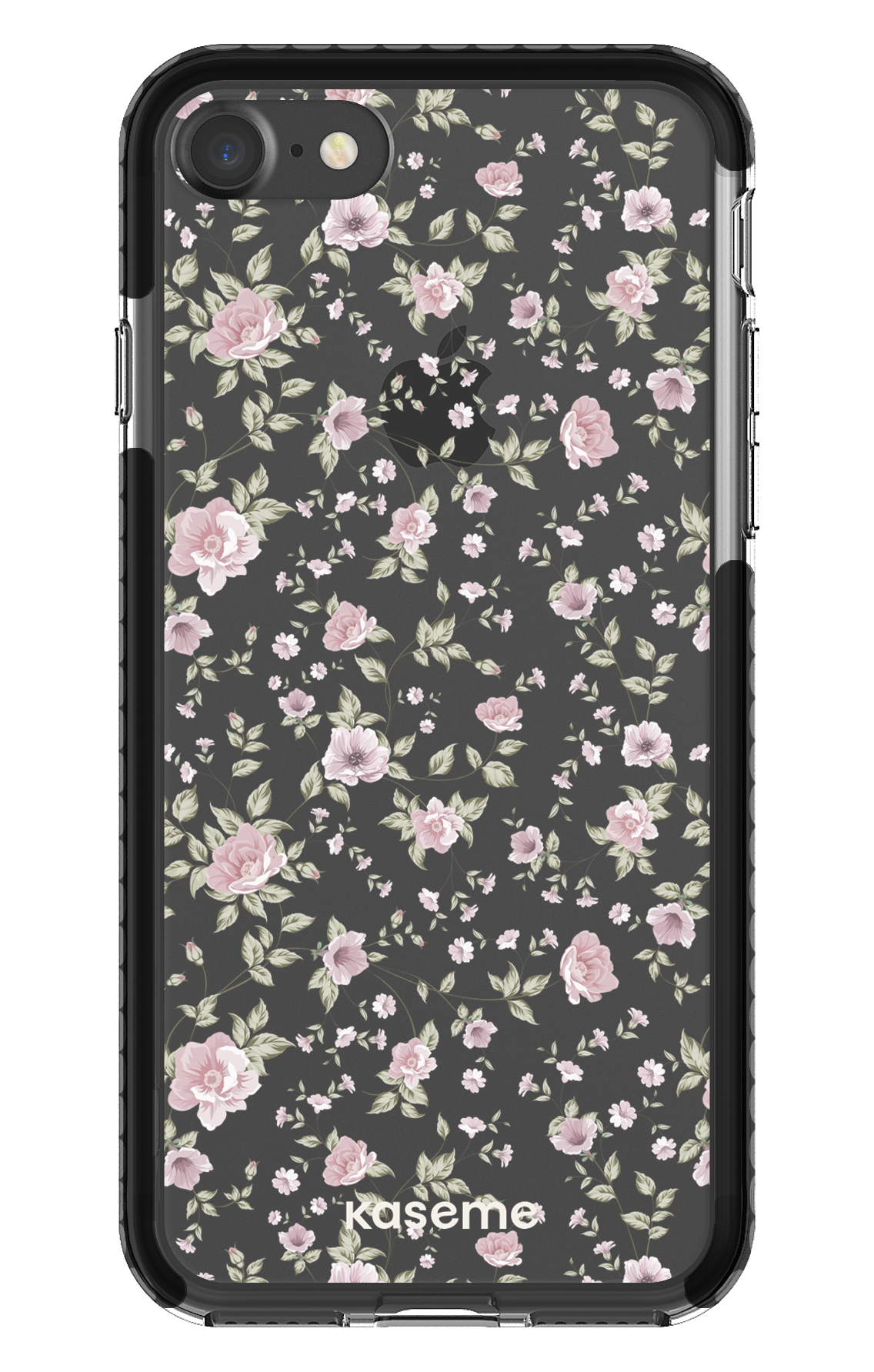 iPhone 7 Clear Case - Black La Vie en Rose Clear Case -